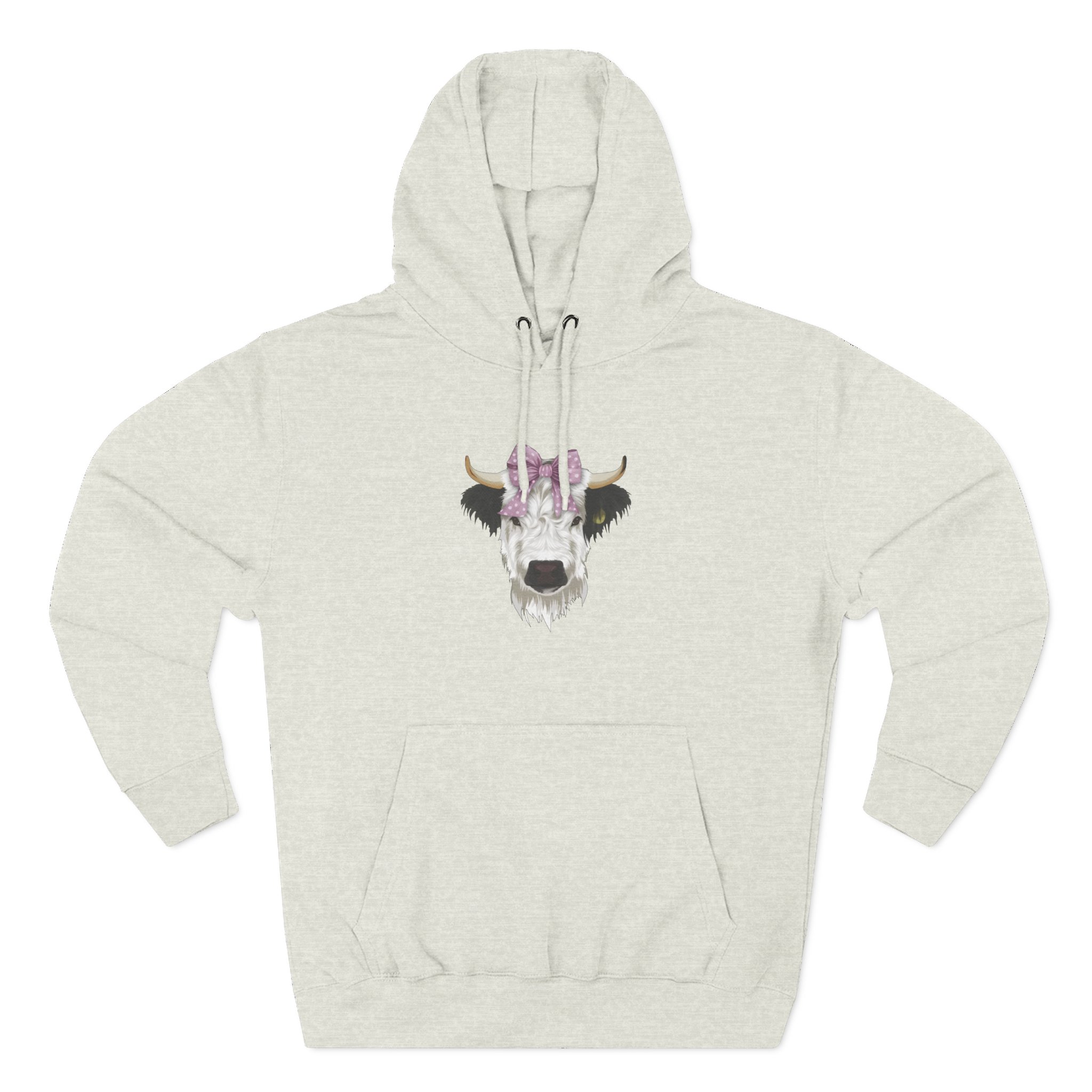 Katie Van Slyke Poppy Three-Panel Fleece Hoodie