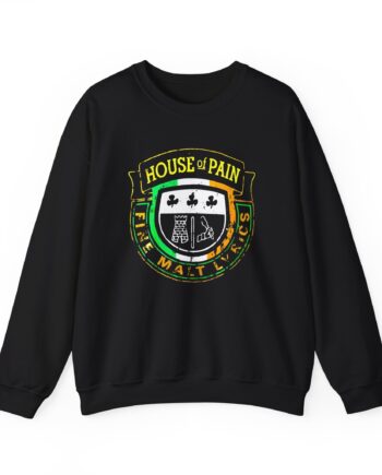 House of Pain Crest Distress Unisex Heavy Blend™ Crewneck Sweatshirt