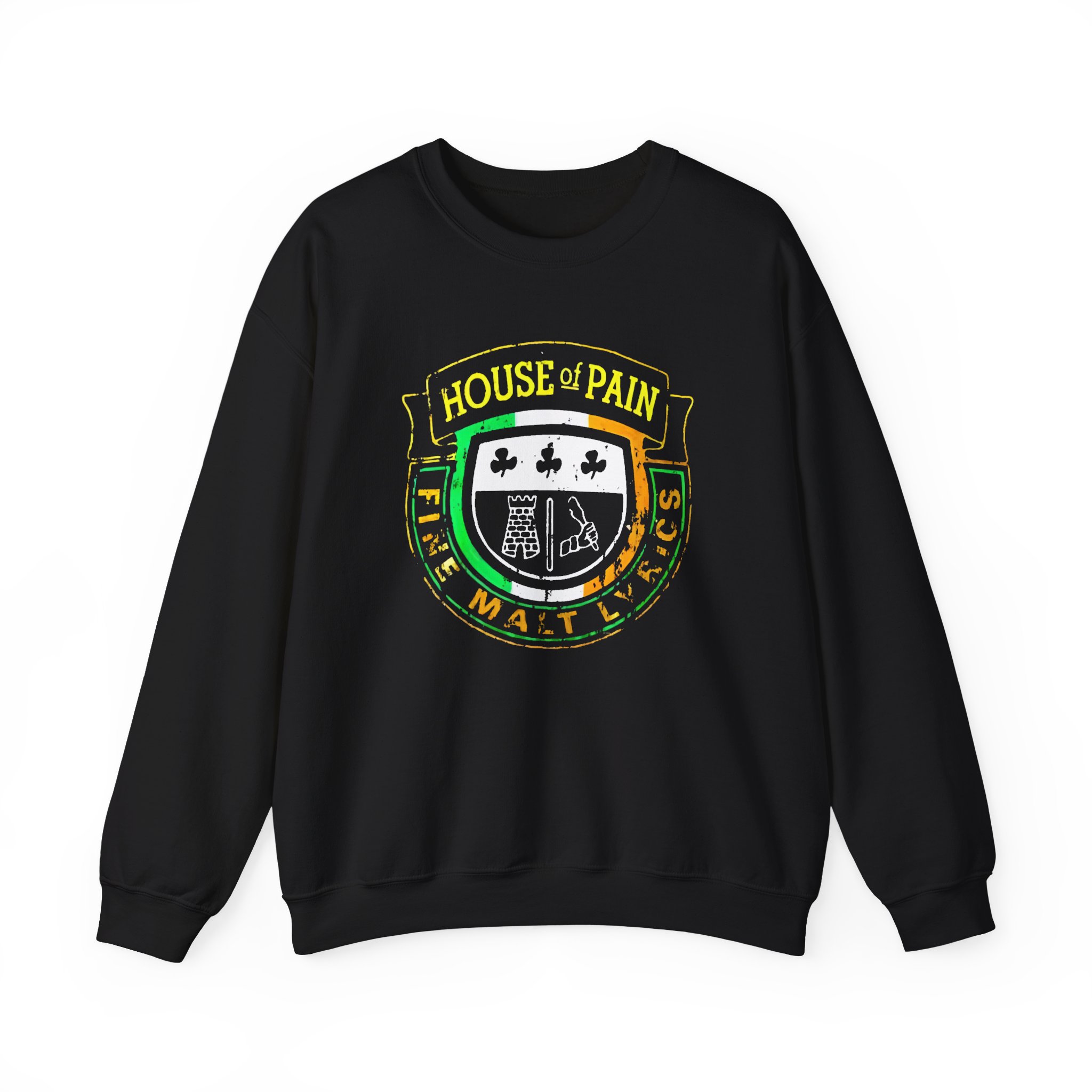 House of Pain Crest Distress Unisex Heavy Blendâ„¢ Crewneck Sweatshirt