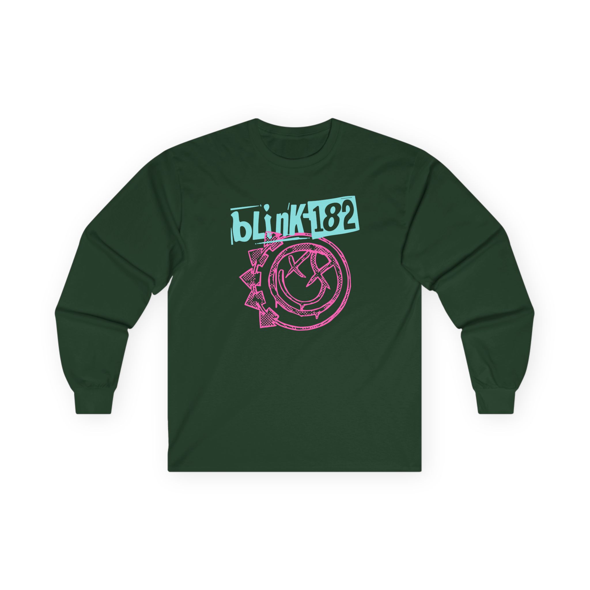Blink 182 Smiley Crop Unisex Ultra Cotton Long Sleeve Tee