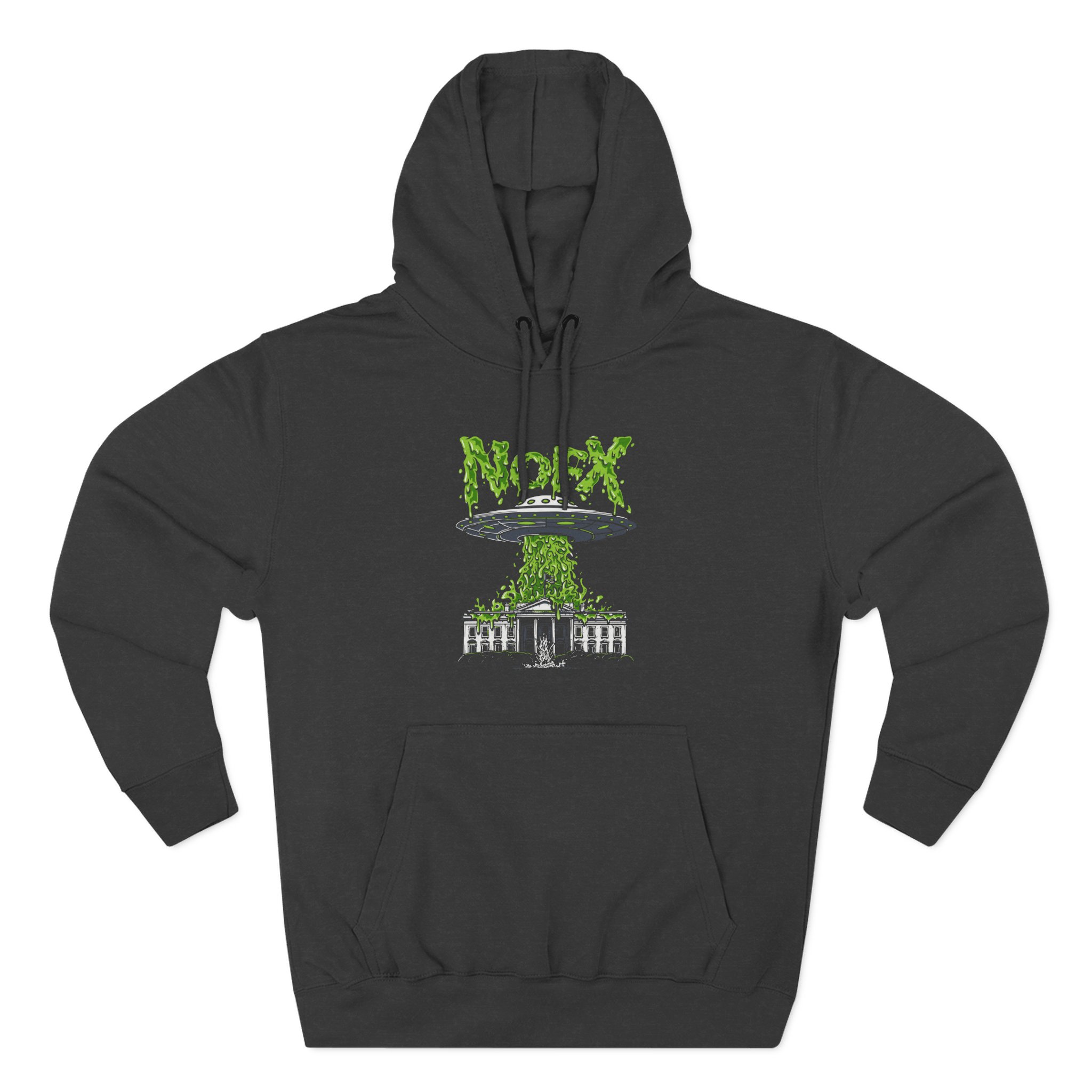 Nofx Ufo Three-Panel Fleece Hoodie
