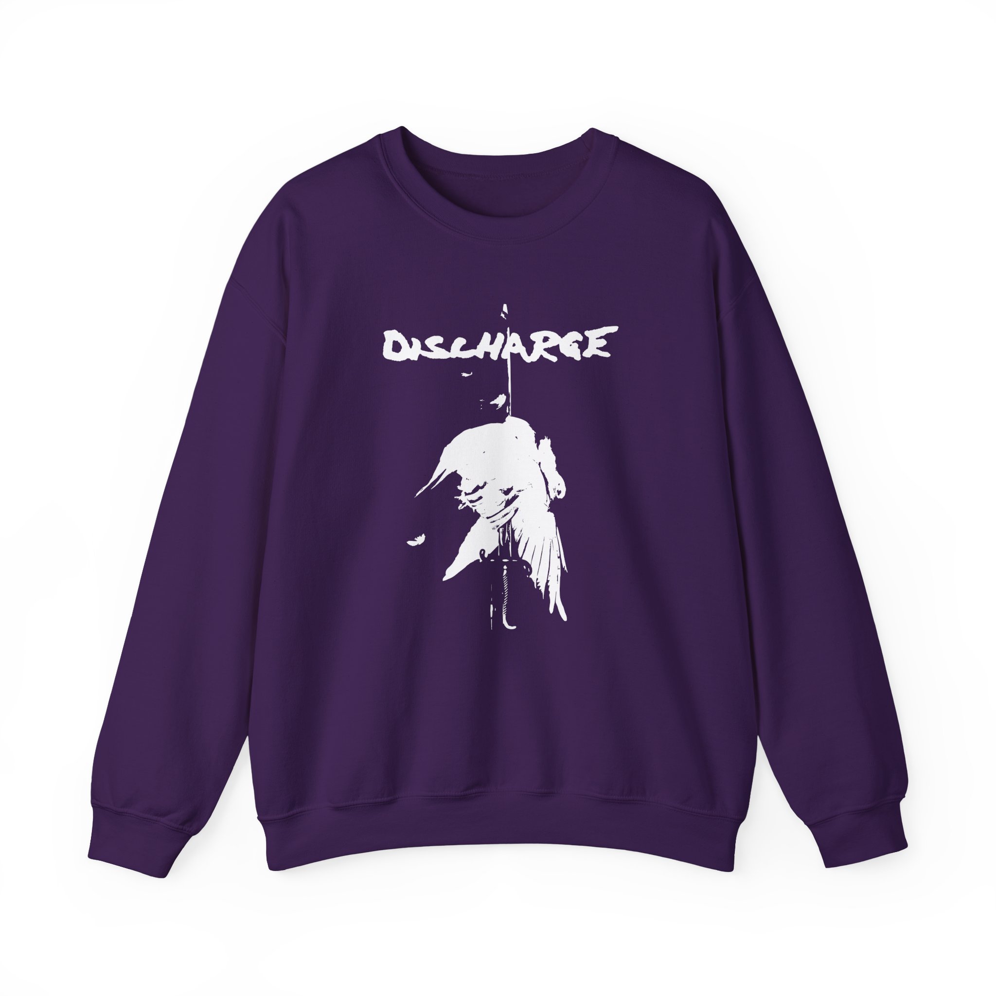 Discharge Never Again Unisex Heavy Blendâ„¢ Crewneck Sweatshirt