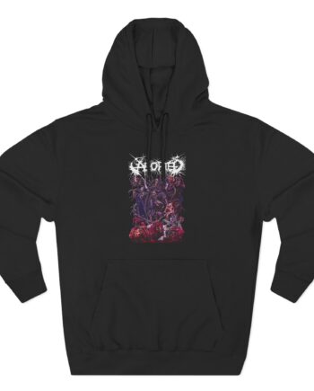 Aborted Masters Three-Panel Fleece Hoodie