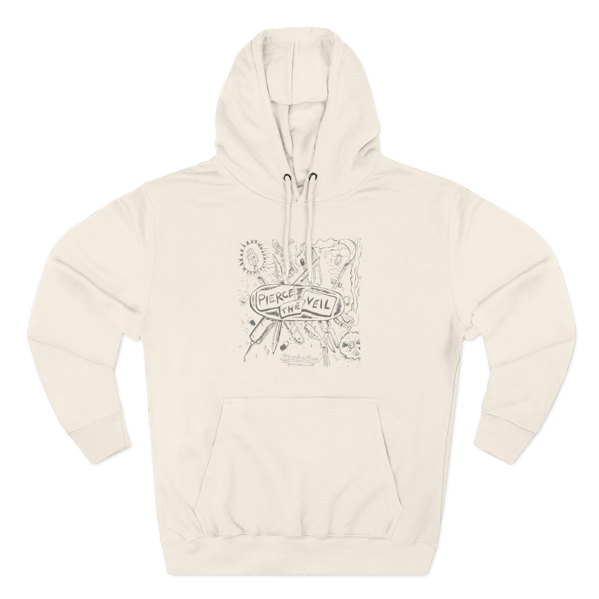 Pierce the Veil Misadventures Three-Panel Fleece Hoodie