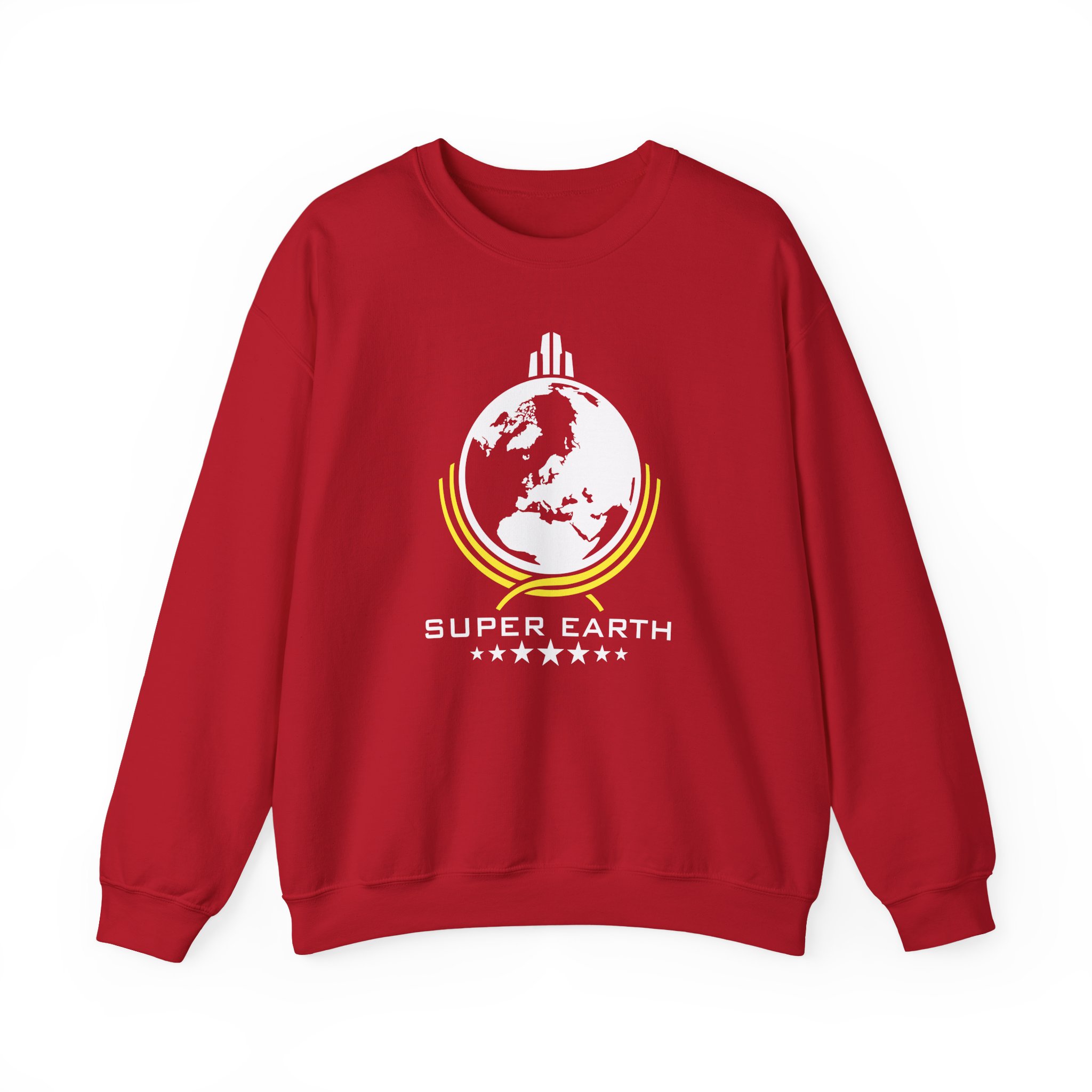 Helldivers Super Earth Unisex Heavy Blendâ„¢ Crewneck Sweatshirt
