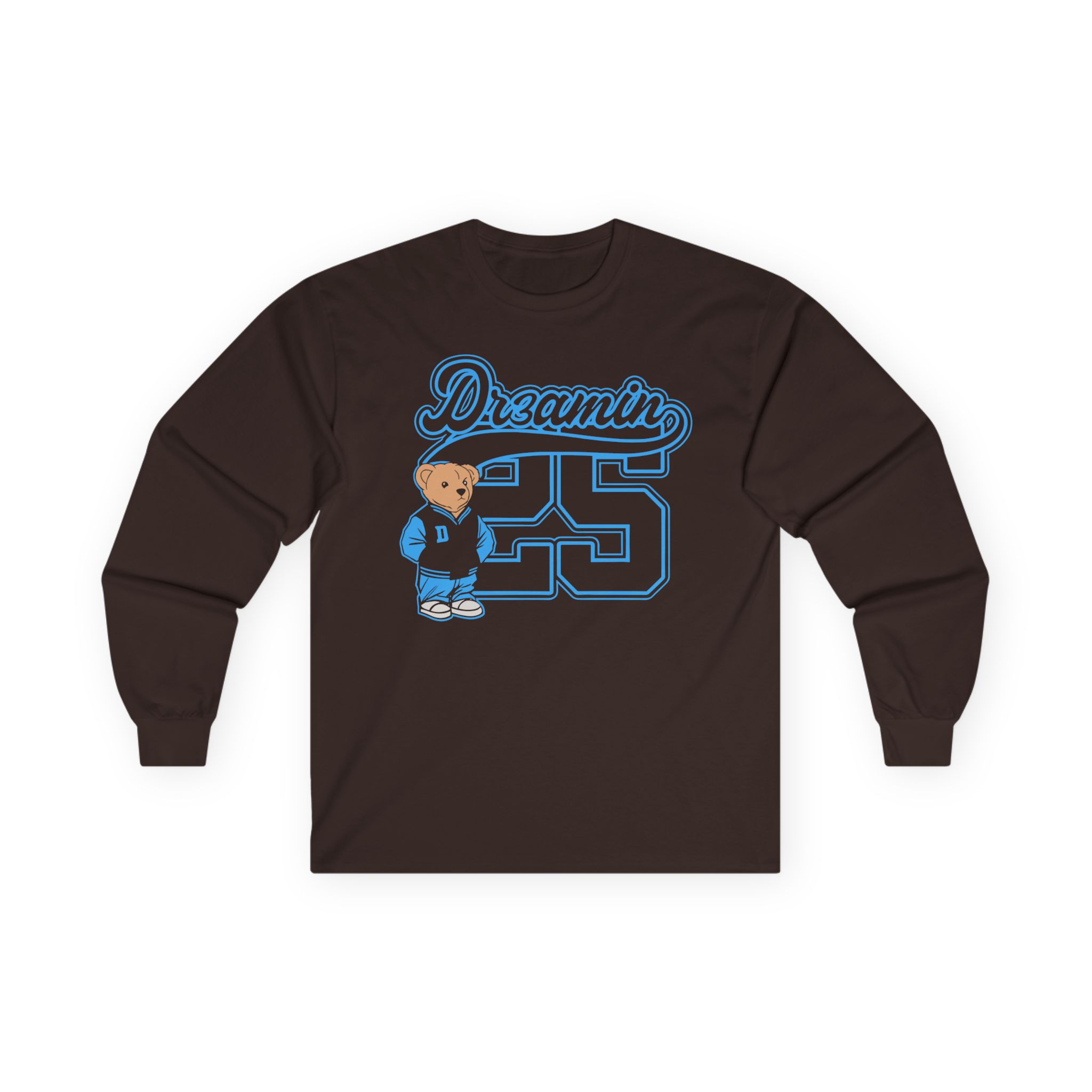 Clix Dr3amin Varsity Bear Unisex Ultra Cotton Long Sleeve Tee