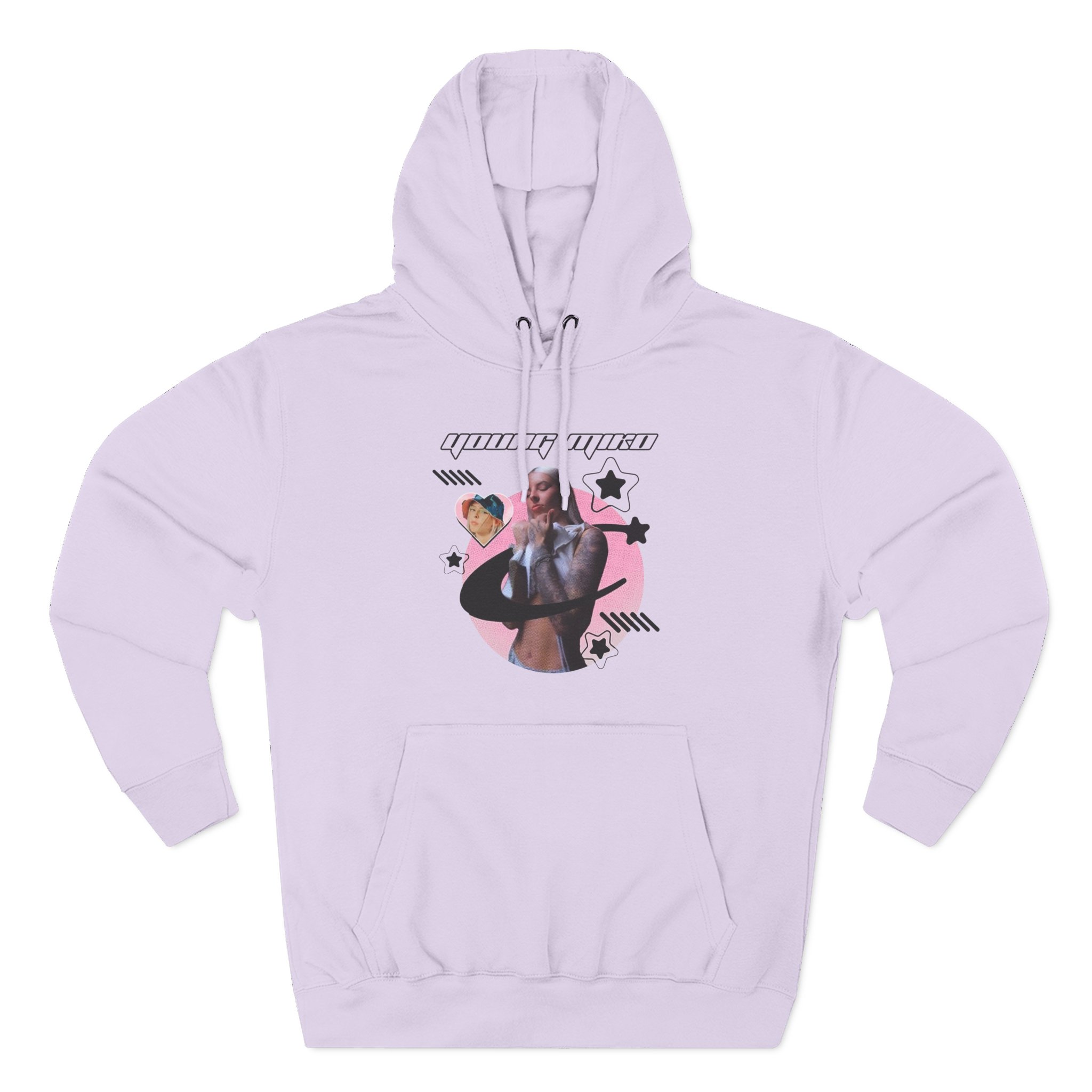 Young Miko Three-Panel Fleece Hoodie