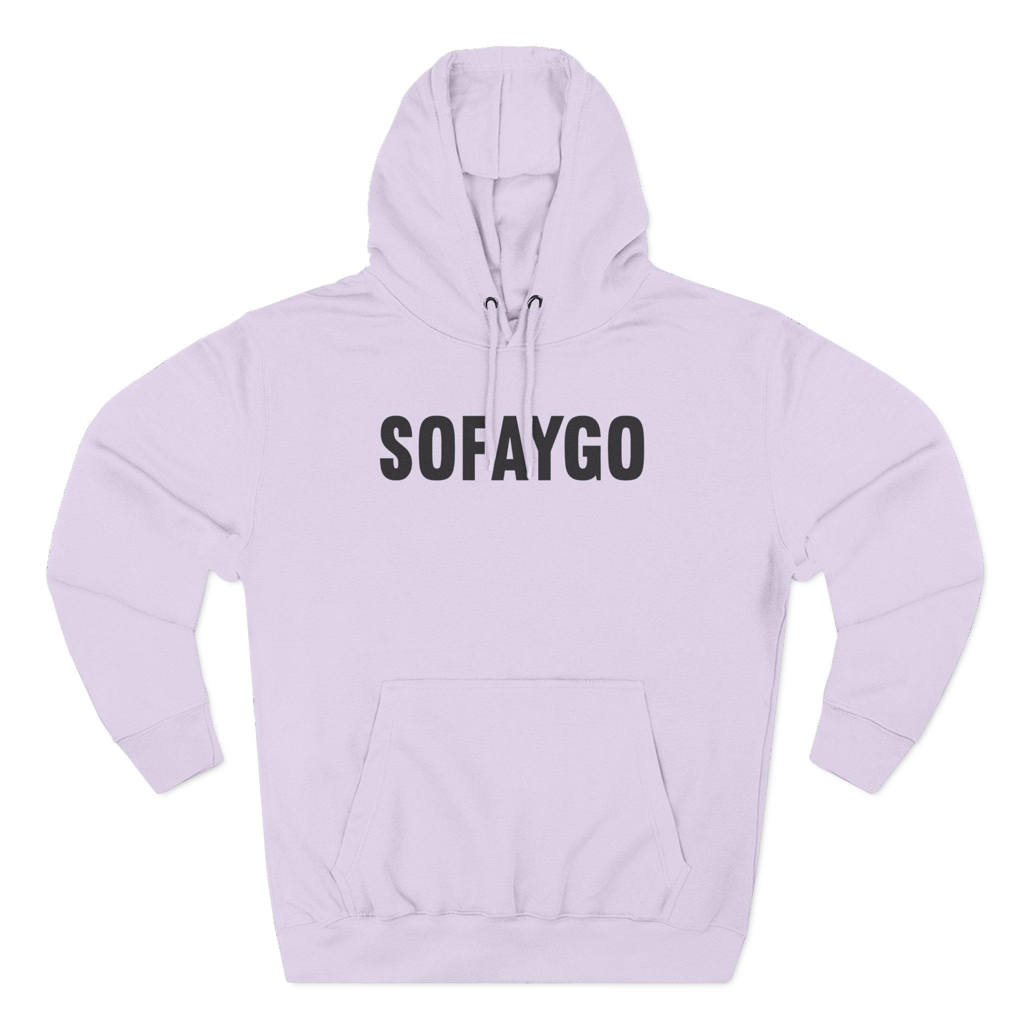 Sofaygo Three-Panel Fleece Hoodie
