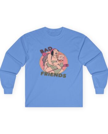 Andrew Santino Piggy Back Bad Friends Podcast Unisex Ultra Cotton Long Sleeve Tee