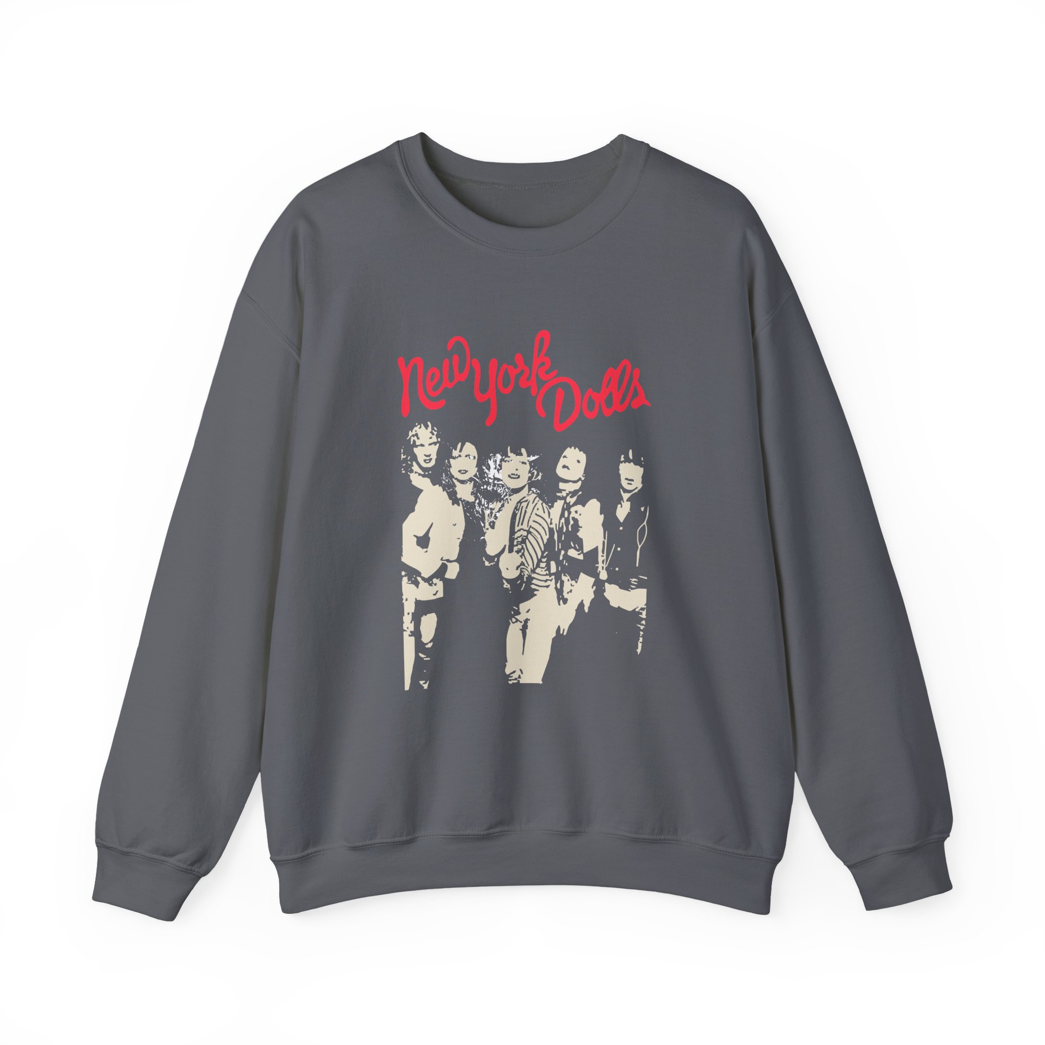 New York Dolls Trash Photo Unisex Heavy Blendâ„¢ Crewneck Sweatshirt