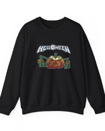 Helloween Rings Pumpkin Unisex Heavy Blend™ Crewneck Sweatshirt
