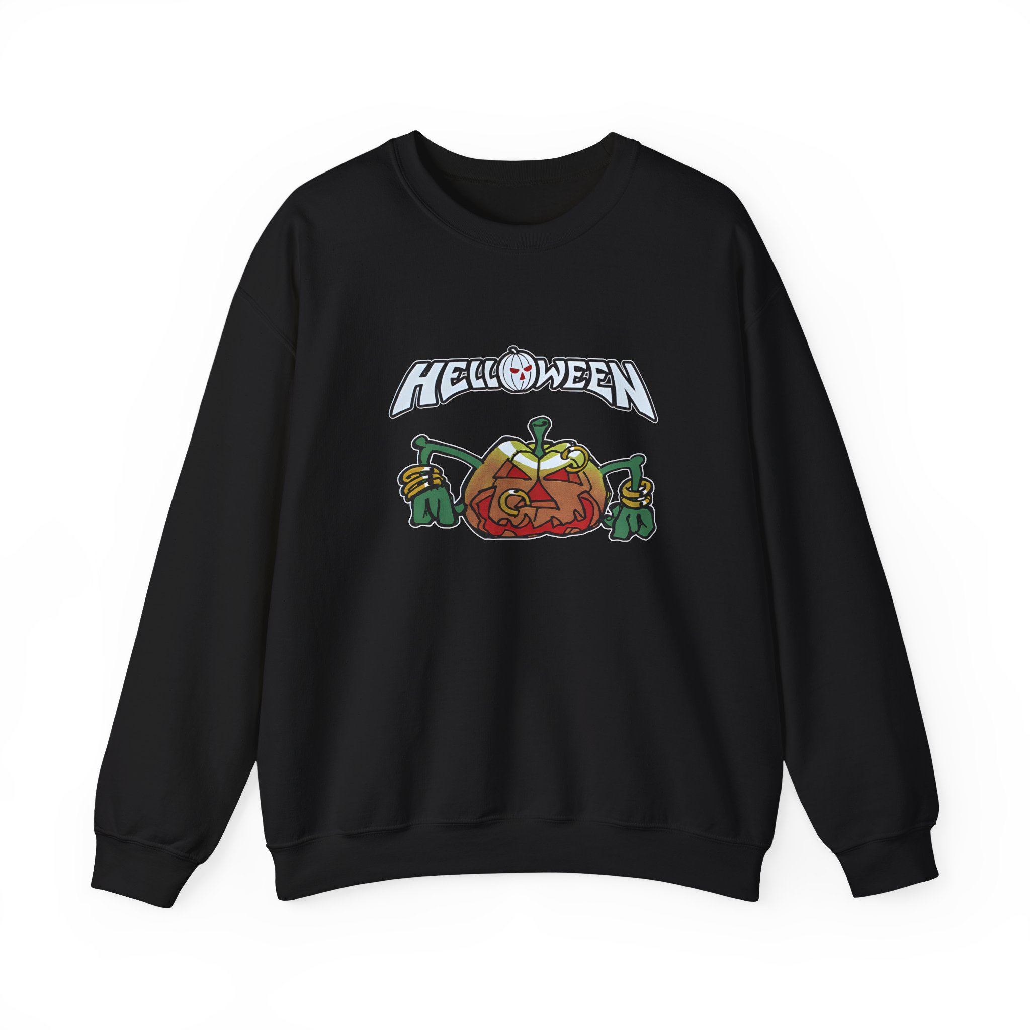 Helloween Rings Pumpkin Unisex Heavy Blendâ„¢ Crewneck Sweatshirt