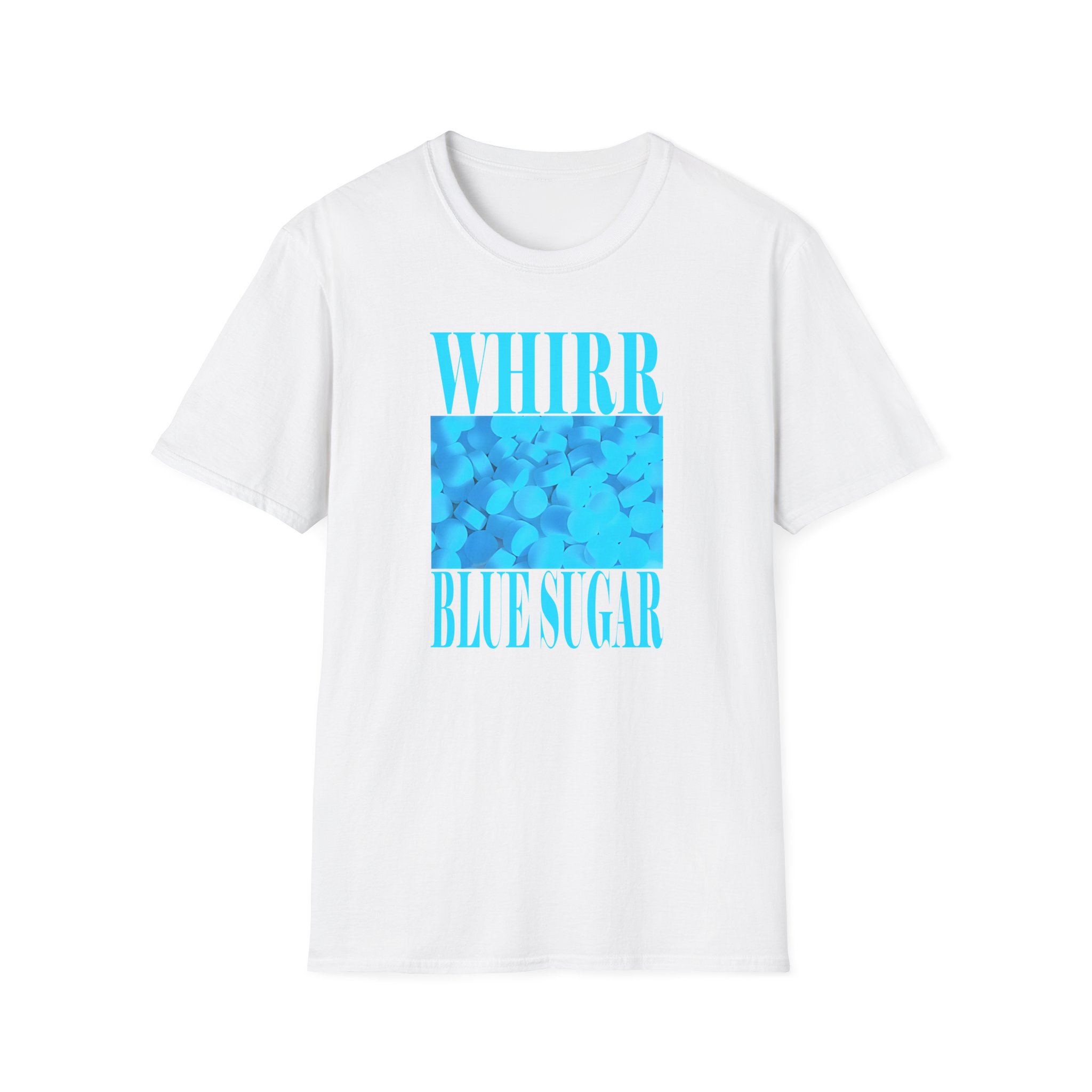 Whirr Blue Sugar Unisex Softstyle T-Shirt