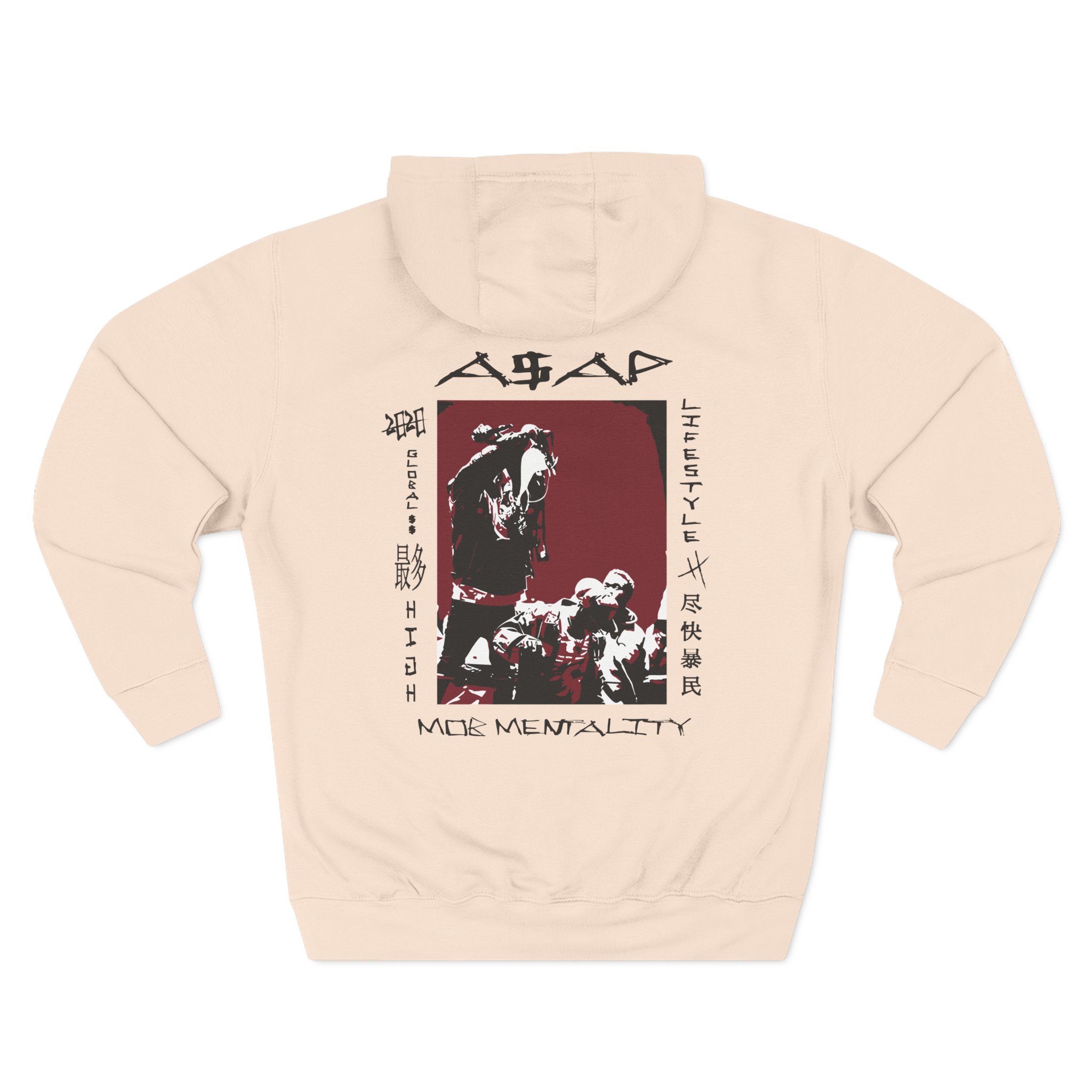 Asap Mob Mentality Three-Panel Fleece Hoodie