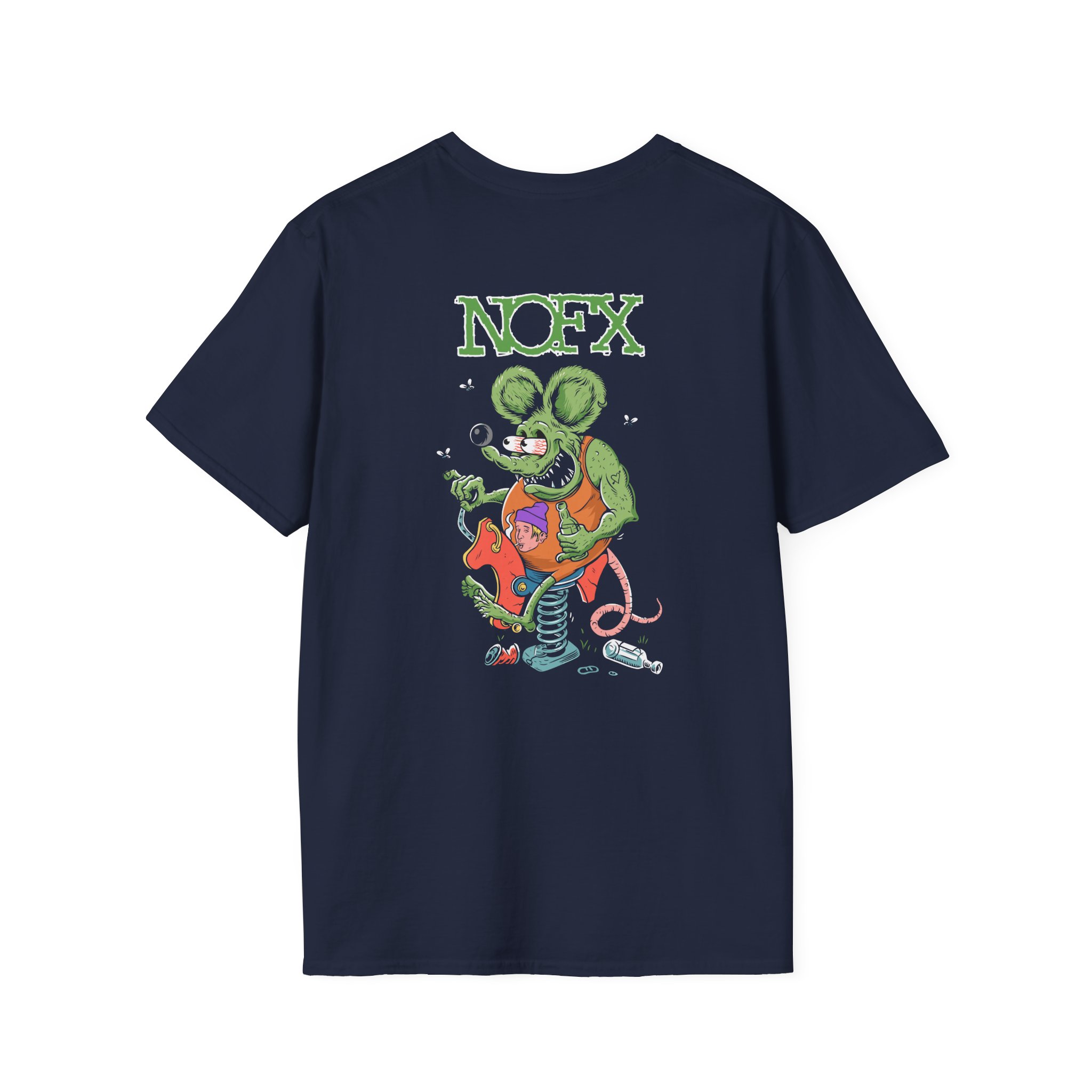 Nofx Rat Fink Unisex Softstyle T-Shirt