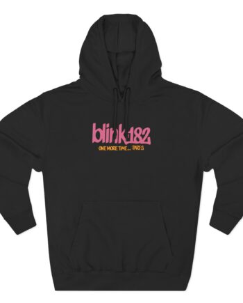 Blink 182 One More Time...part 2 Three-Panel Fleece Hoodie