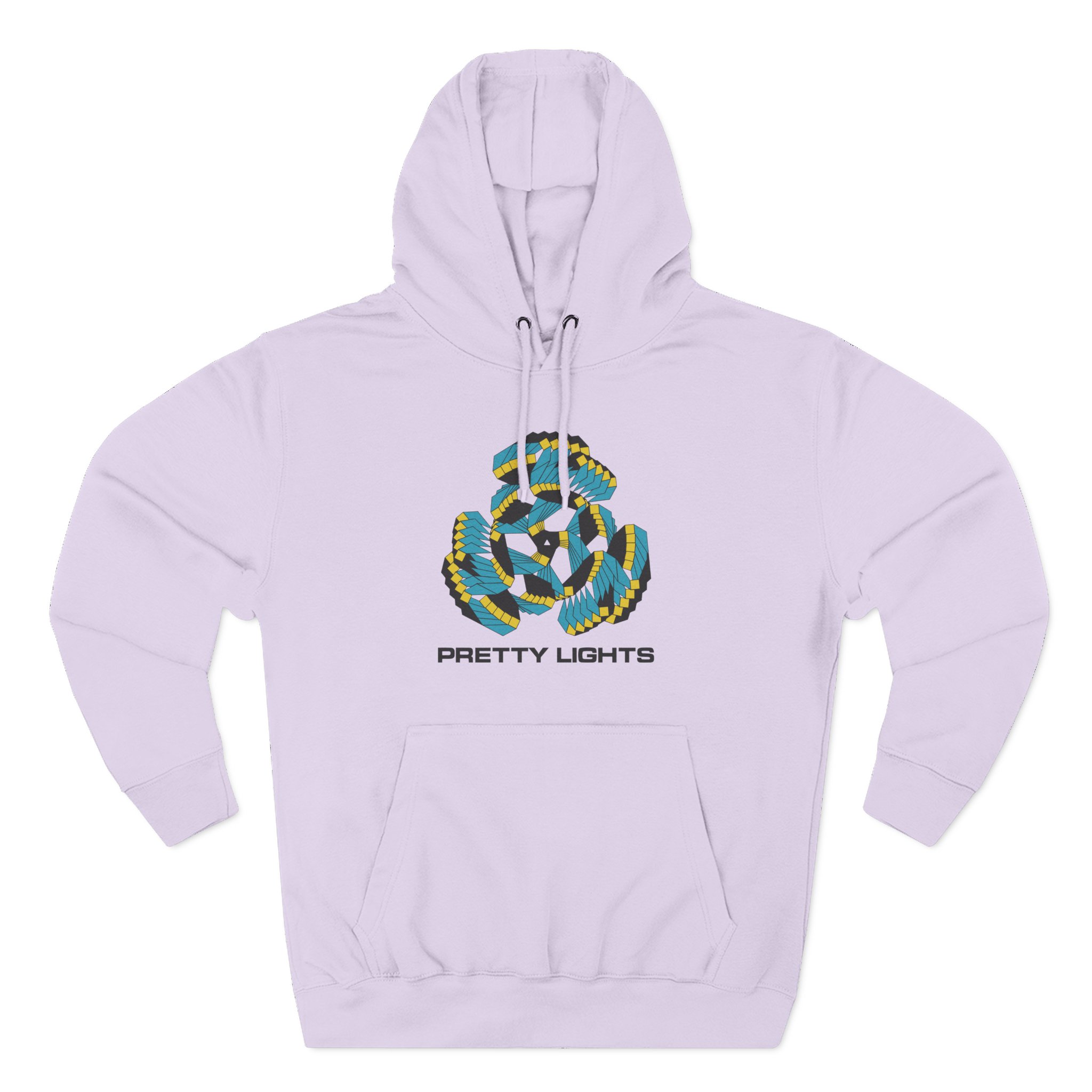 Pretty Lights Swirl Three-Panel Fleece Hoodie