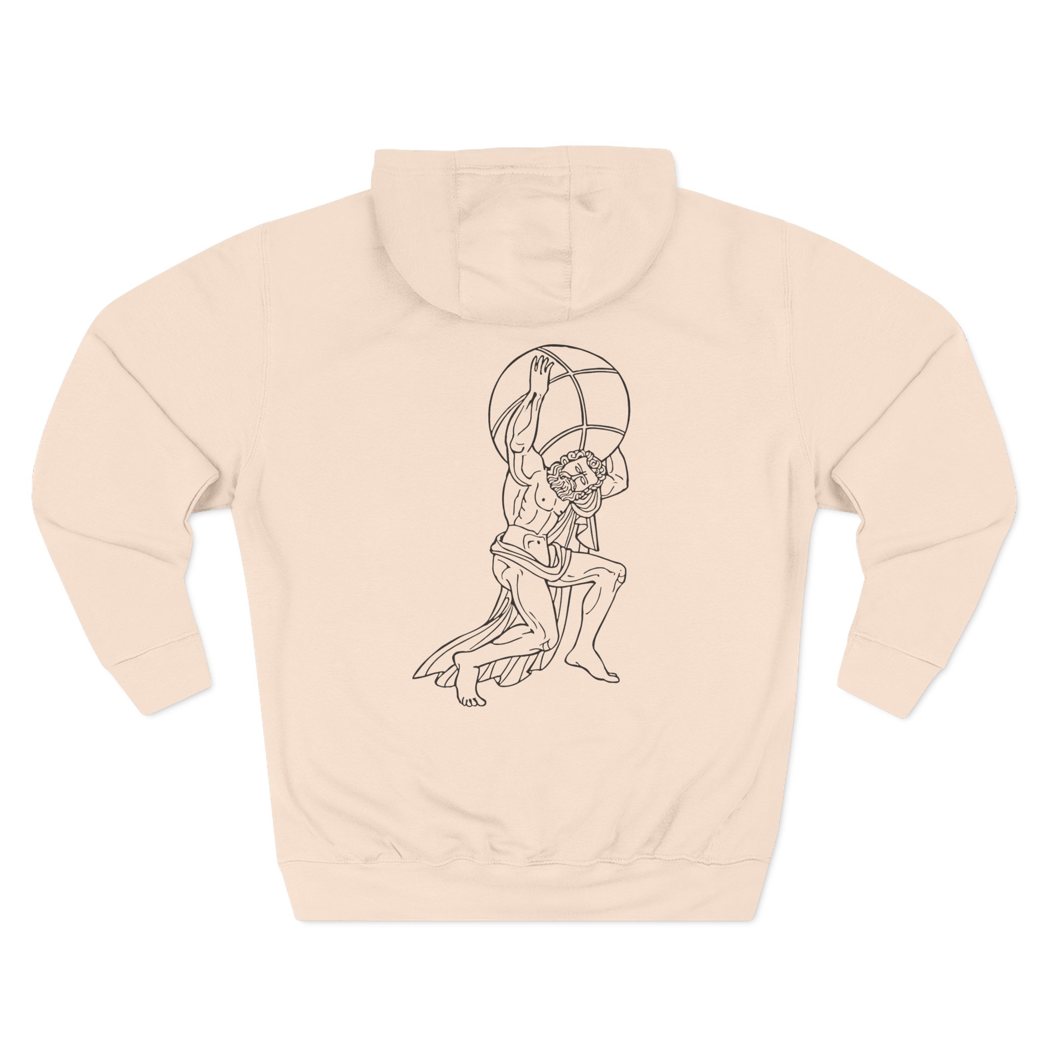 Bicep Feel My Three-Panel Fleece Hoodie