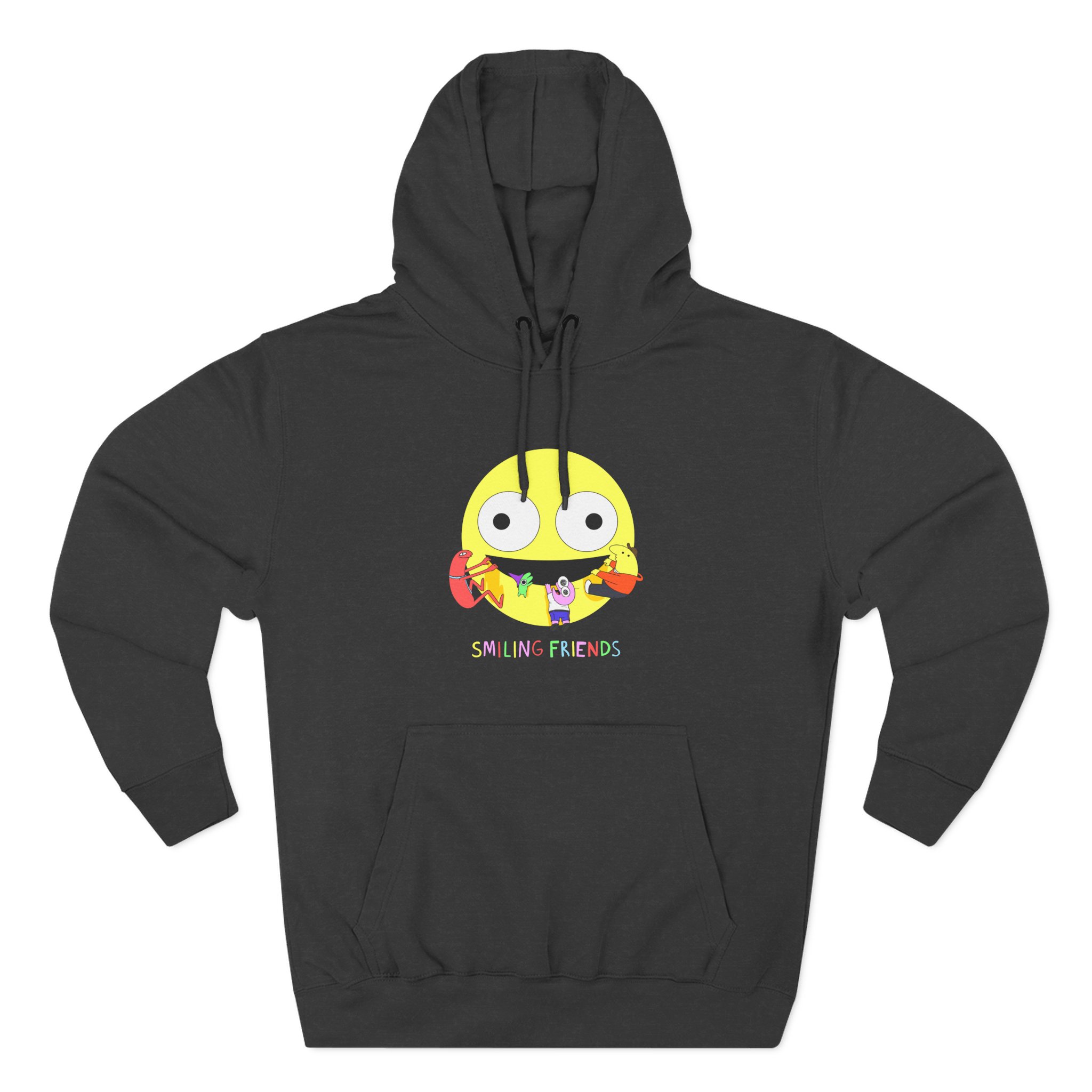 Smiling Friends Three-panel Fleece Hoodie