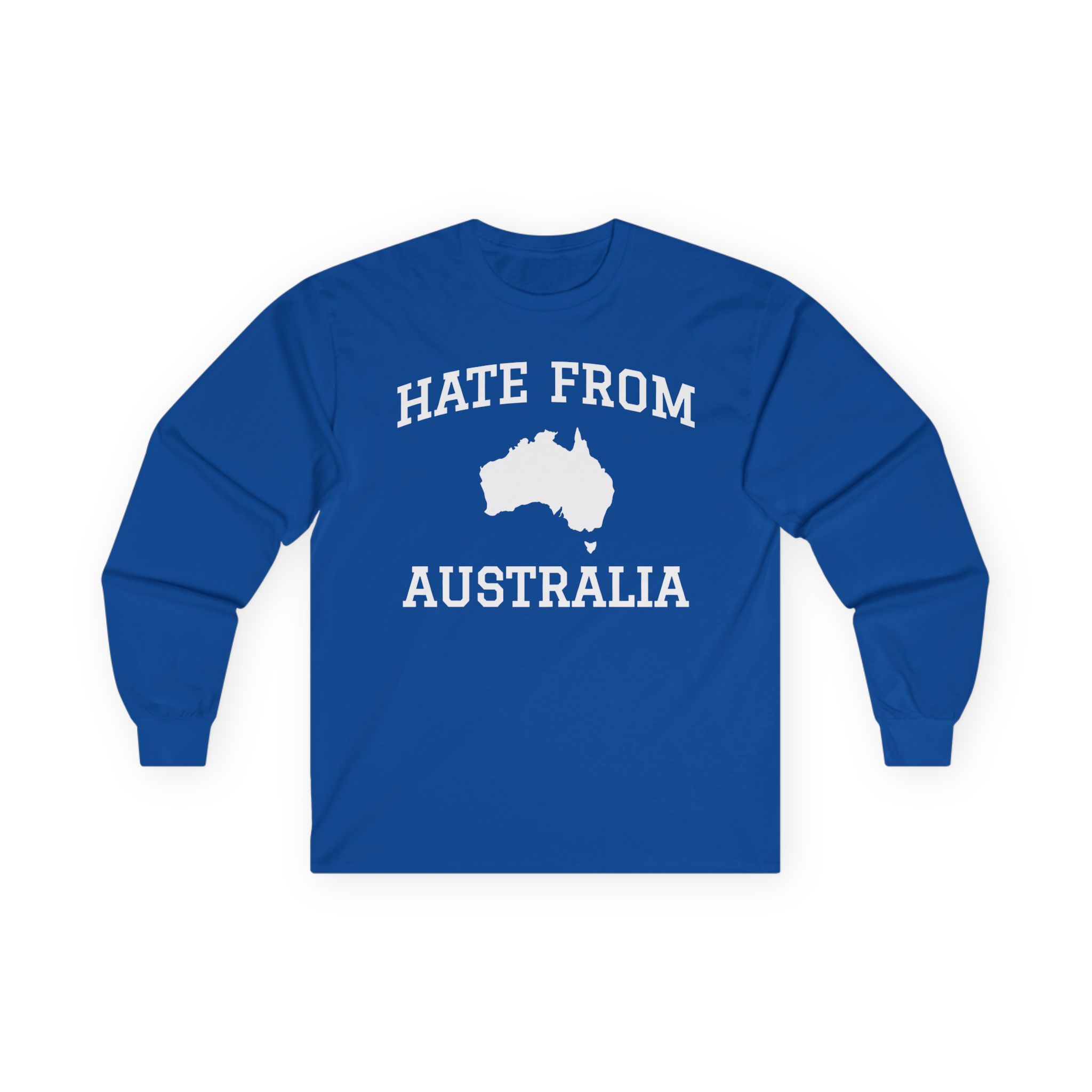 Ymh Hate From Australia Unisex Ultra Cotton Long Sleeve Tee