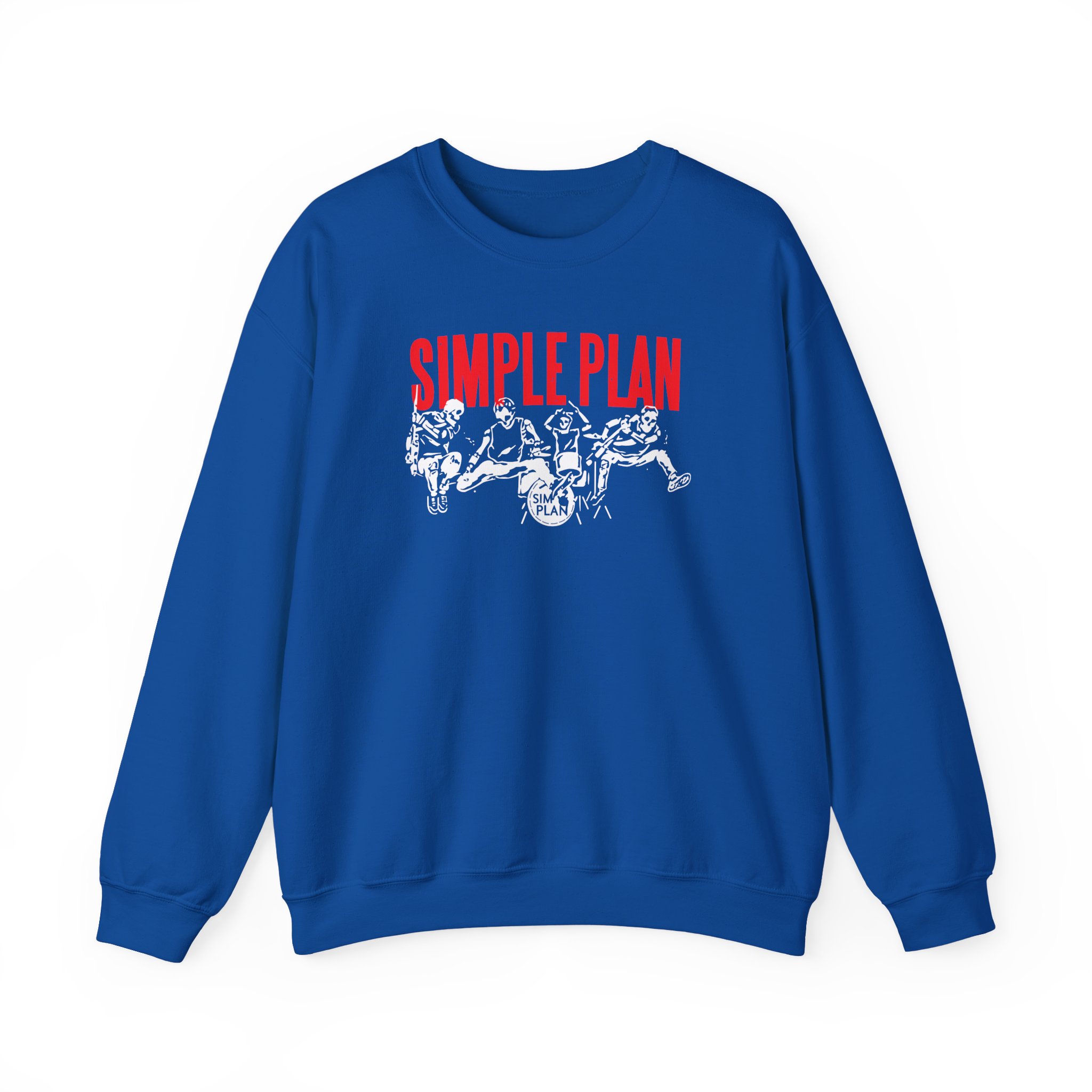 Simple Plan Live Skeleton Unisex Heavy Blendâ„¢ Crewneck Sweatshirt