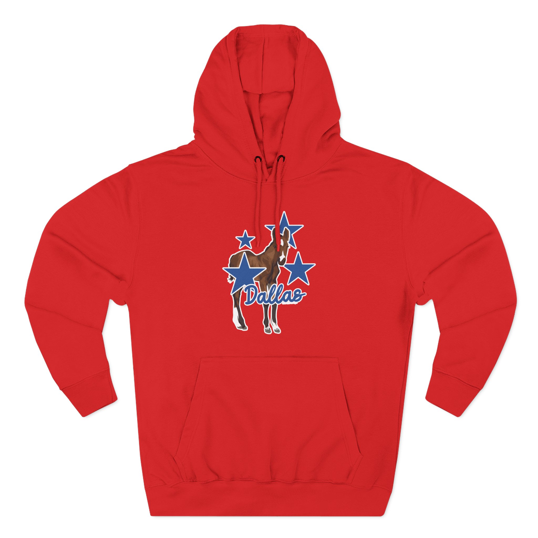 Katie Van Slyke Dallas Three-Panel Fleece Hoodie