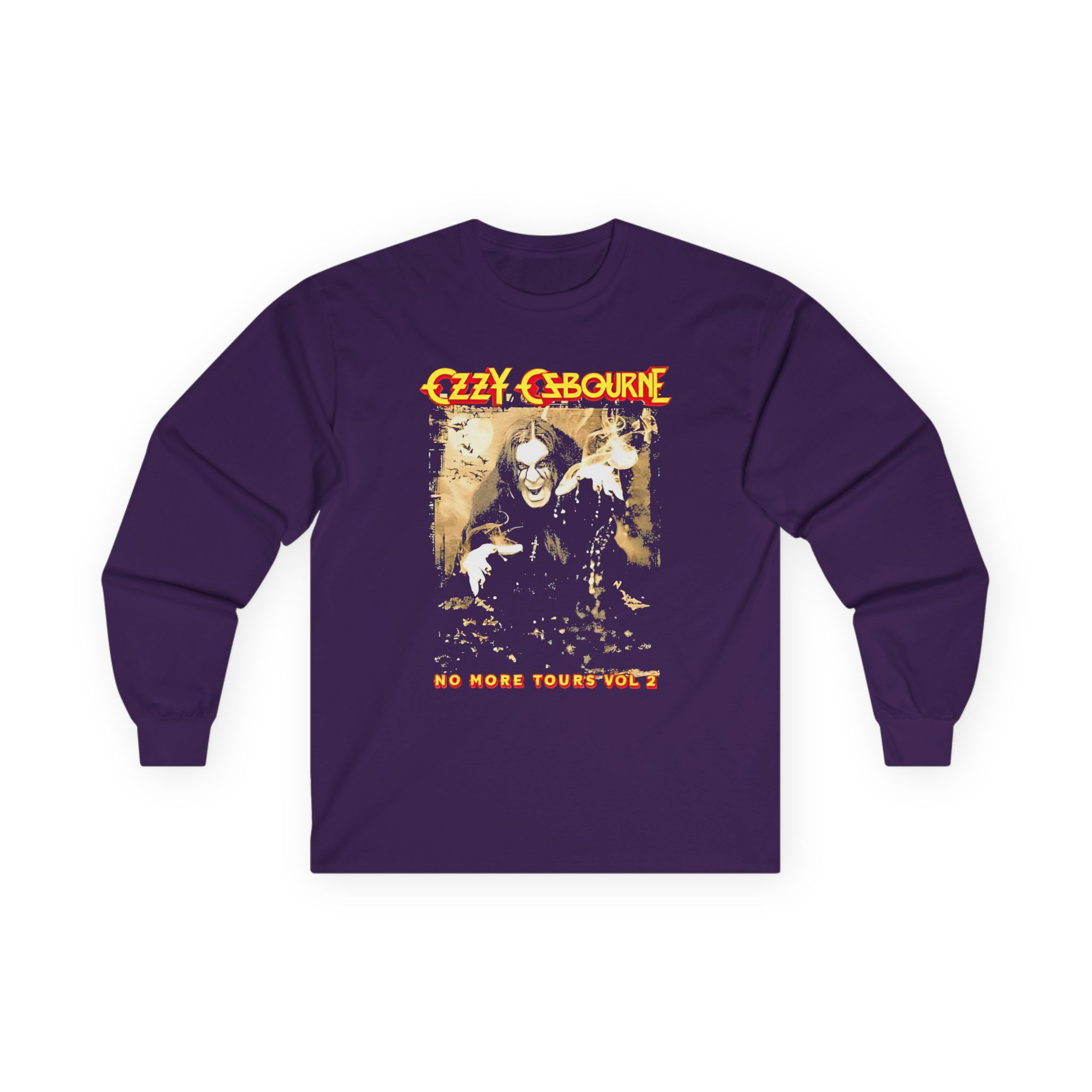 Ozzy Osbourne Rising With Tourback Unisex Ultra Cotton Long Sleeve Tee