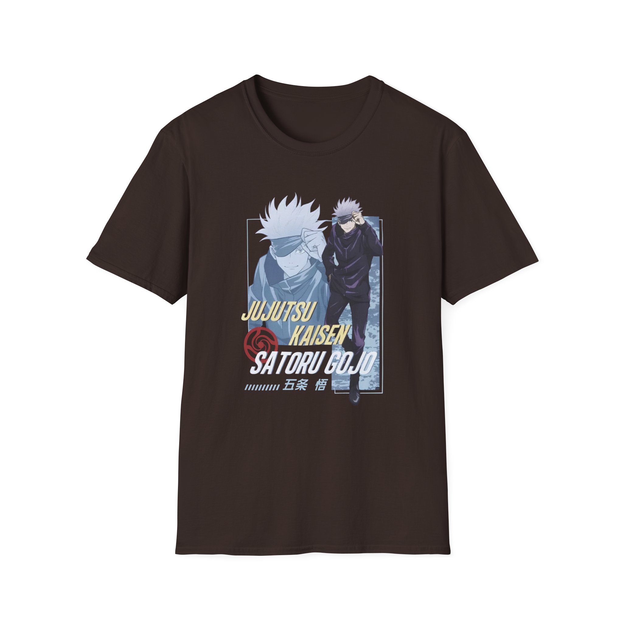 Jujutsu Kaisen Gojo Tonal Portrait Unisex Softstyle T-Shirt