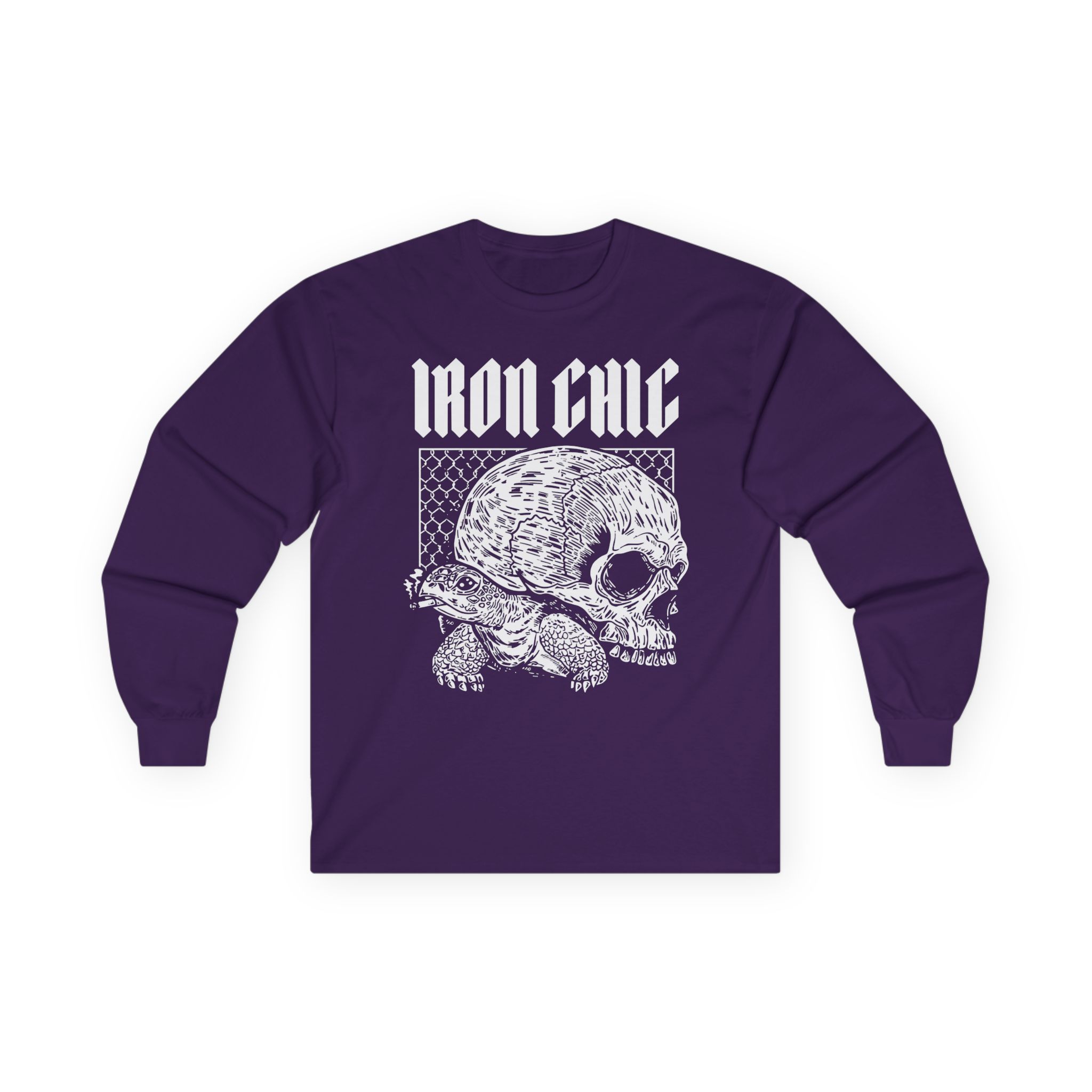 Iron Chic Turtle Unisex Ultra Cotton Long Sleeve Tee