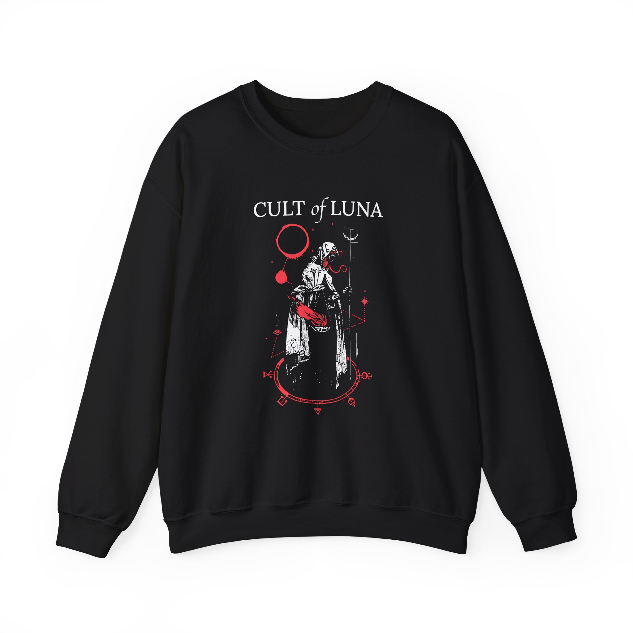 Cult of Luna Skull Unisex Heavy Blendâ„¢ Crewneck Sweatshirt