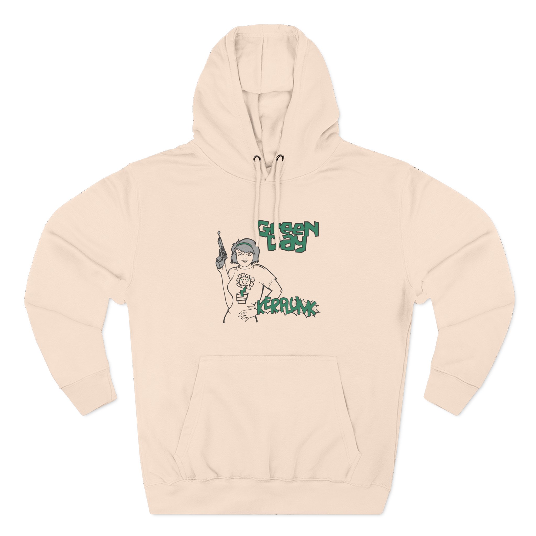 Green Day Kerplunk Baseball Three-Panel Fleece Hoodie