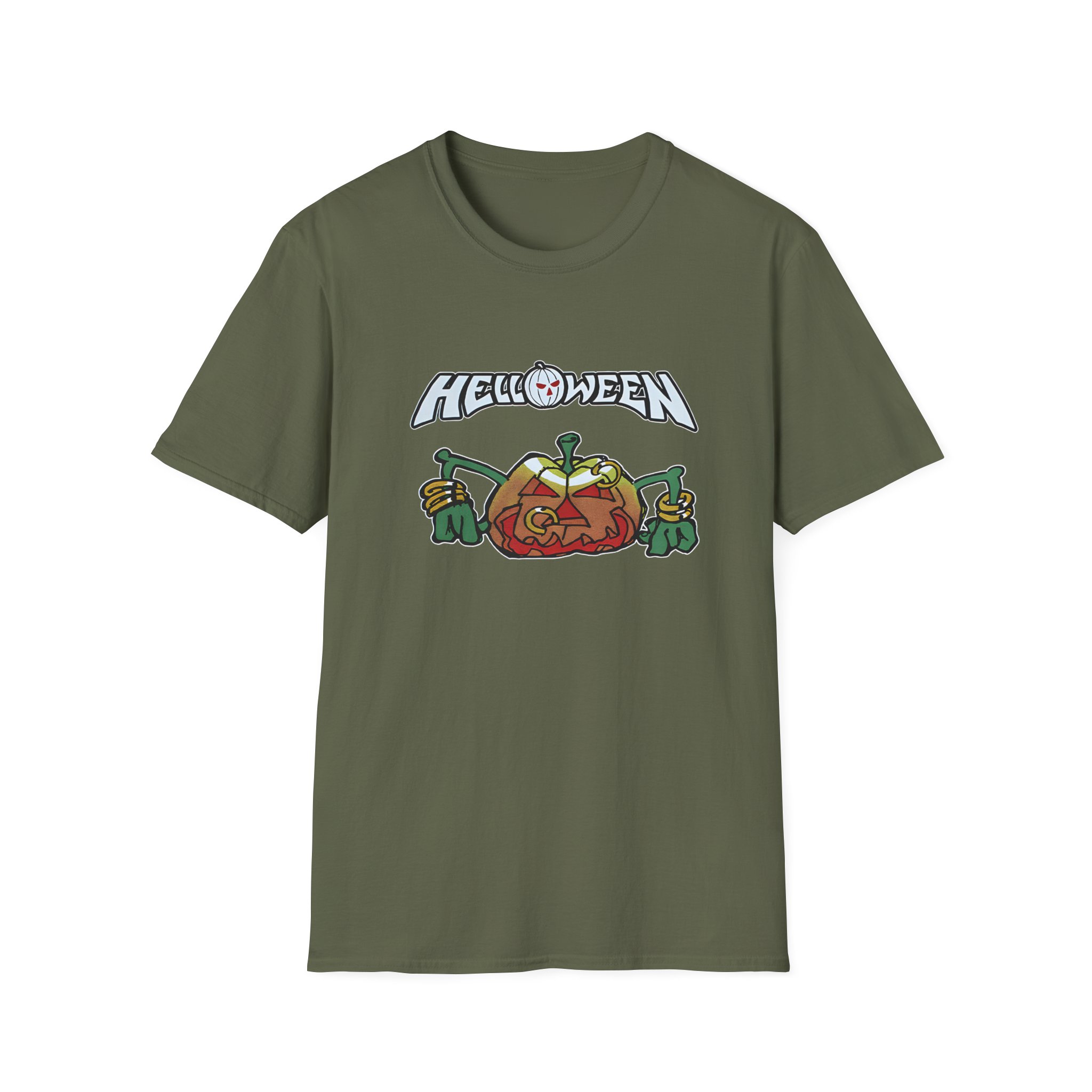 Helloween Rings Pumpkin Unisex Softstyle T-Shirt