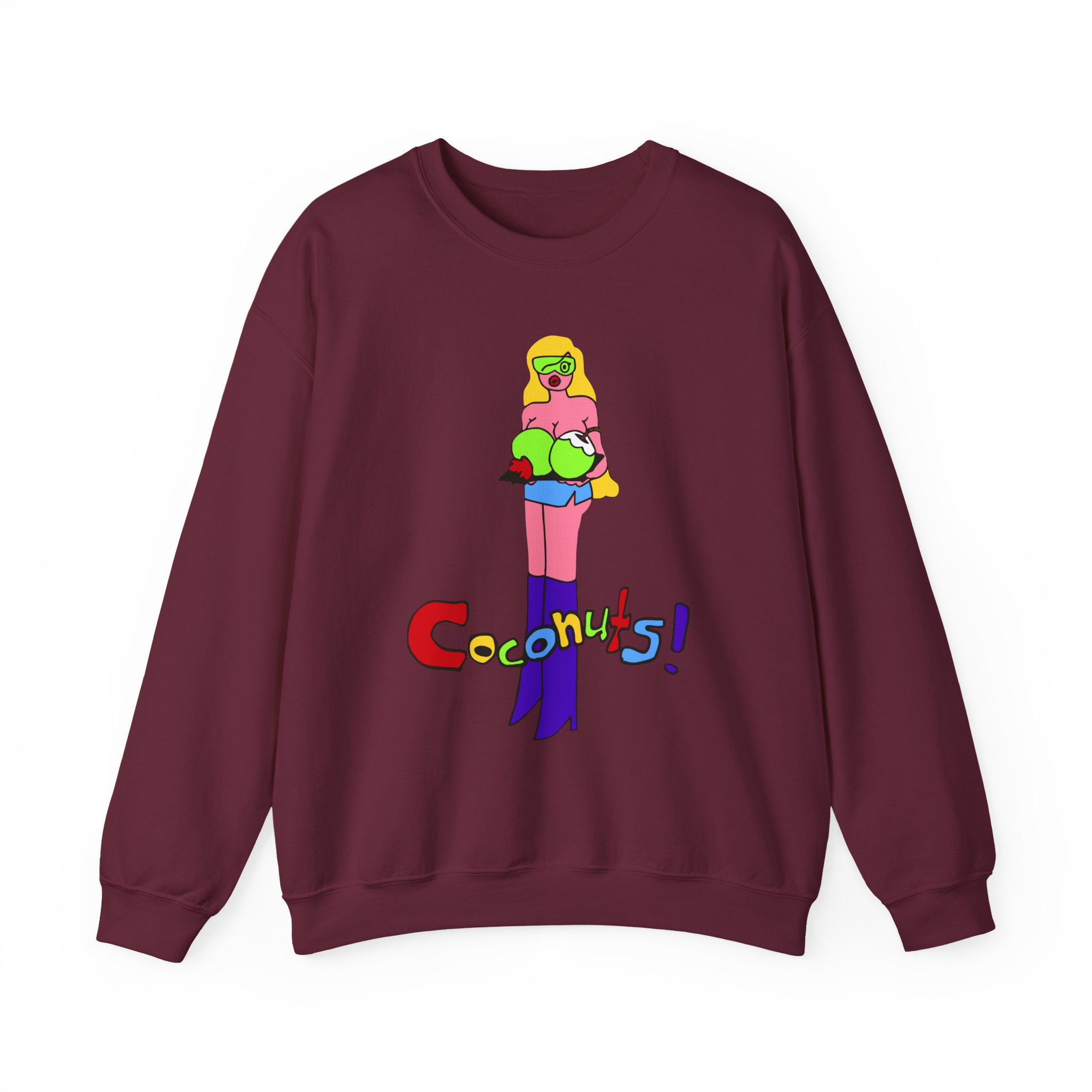 Kim Petras Coconuts Unisex Heavy Blendâ„¢ Crewneck Sweatshirt