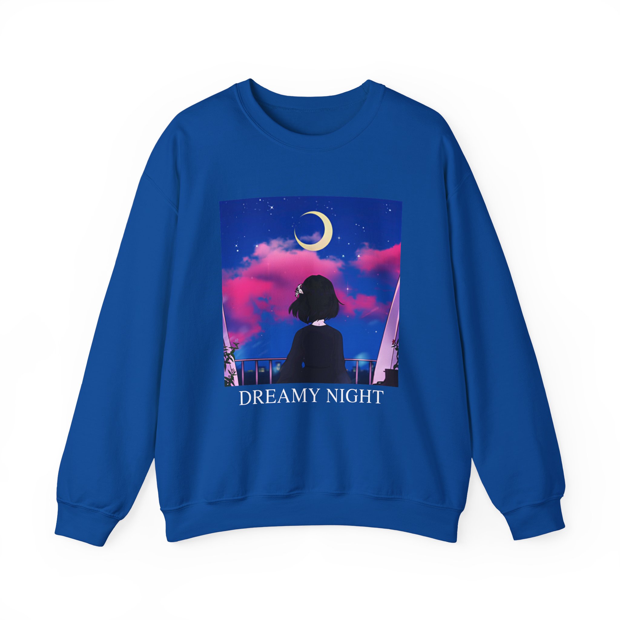 Lilypichu Dreamy Night Unisex Heavy Blendâ„¢ Crewneck Sweatshirt