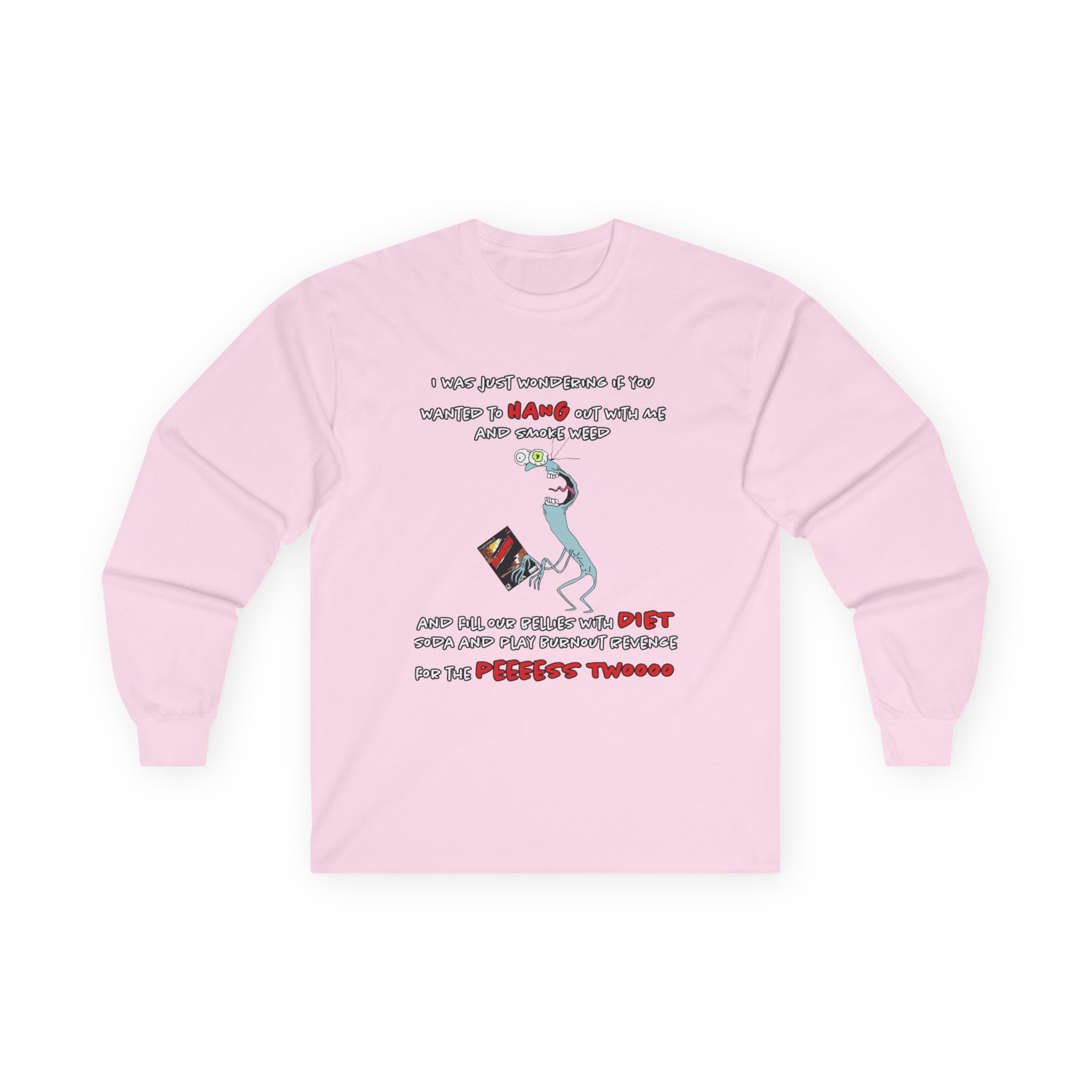 Mr. Landlord Smiling Friends I Was Just Wondering Unisex Ultra Cotton Long Sleeve Tee