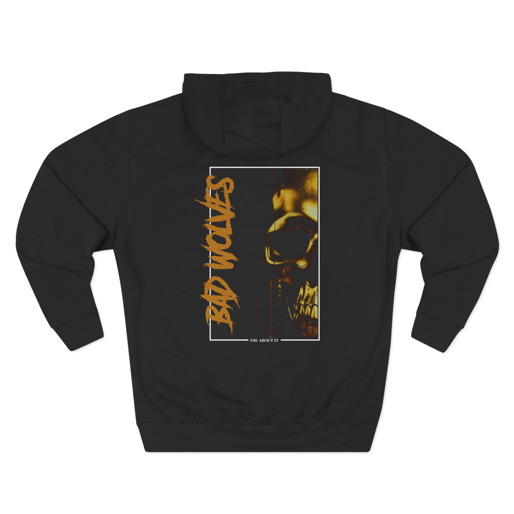 Bad Wolves Die About It Three-Panel Fleece Hoodie