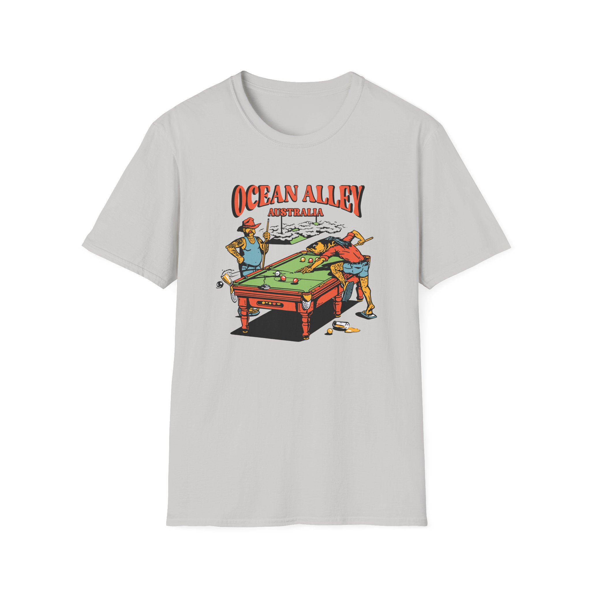 Ocean Alley Pool Table Unisex Softstyle T-Shirt
