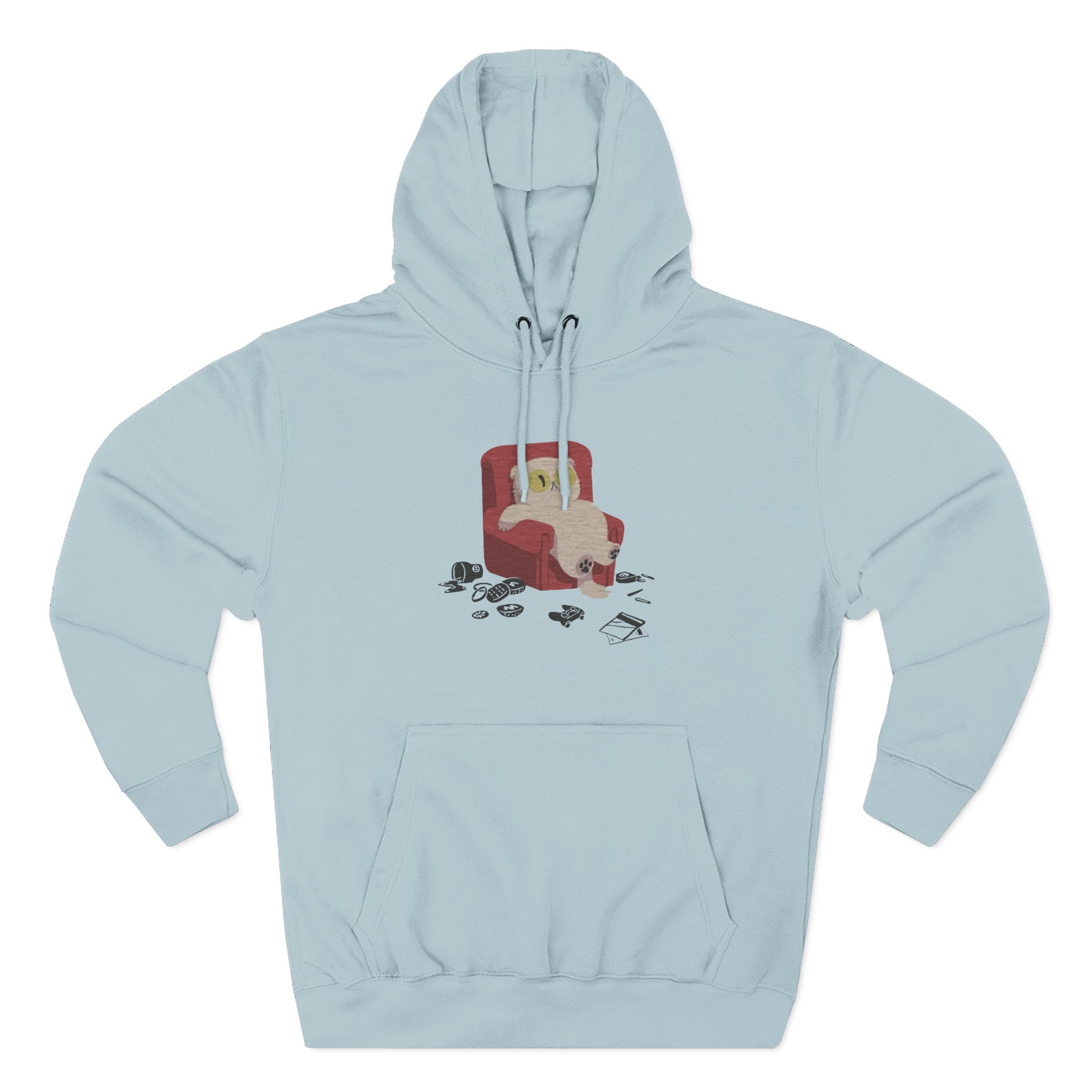 Lirik Lazycat Three-Panel Fleece Hoodie