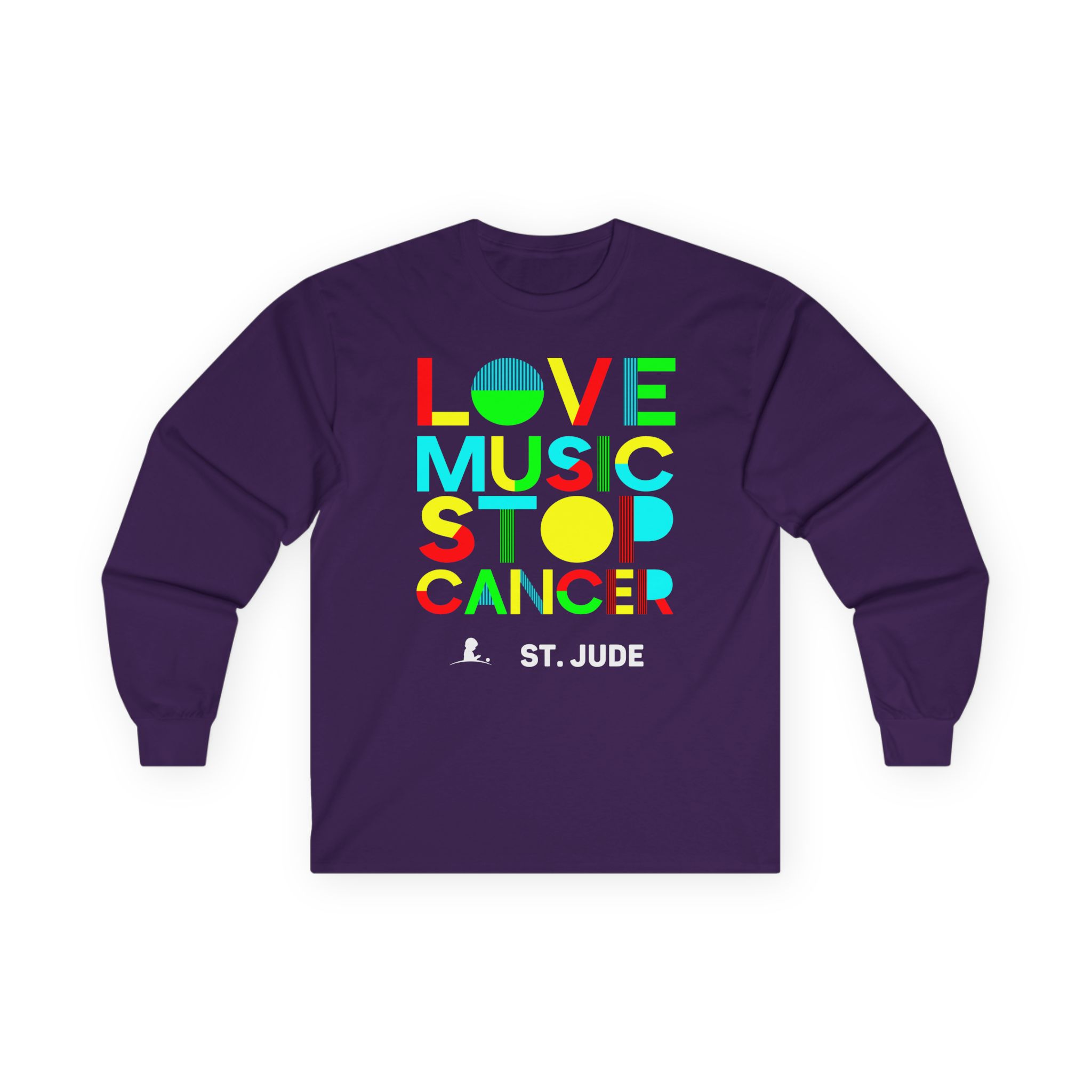 Liquid Stranger Love Music Stop Cancer Unisex Ultra Cotton Long Sleeve Tee