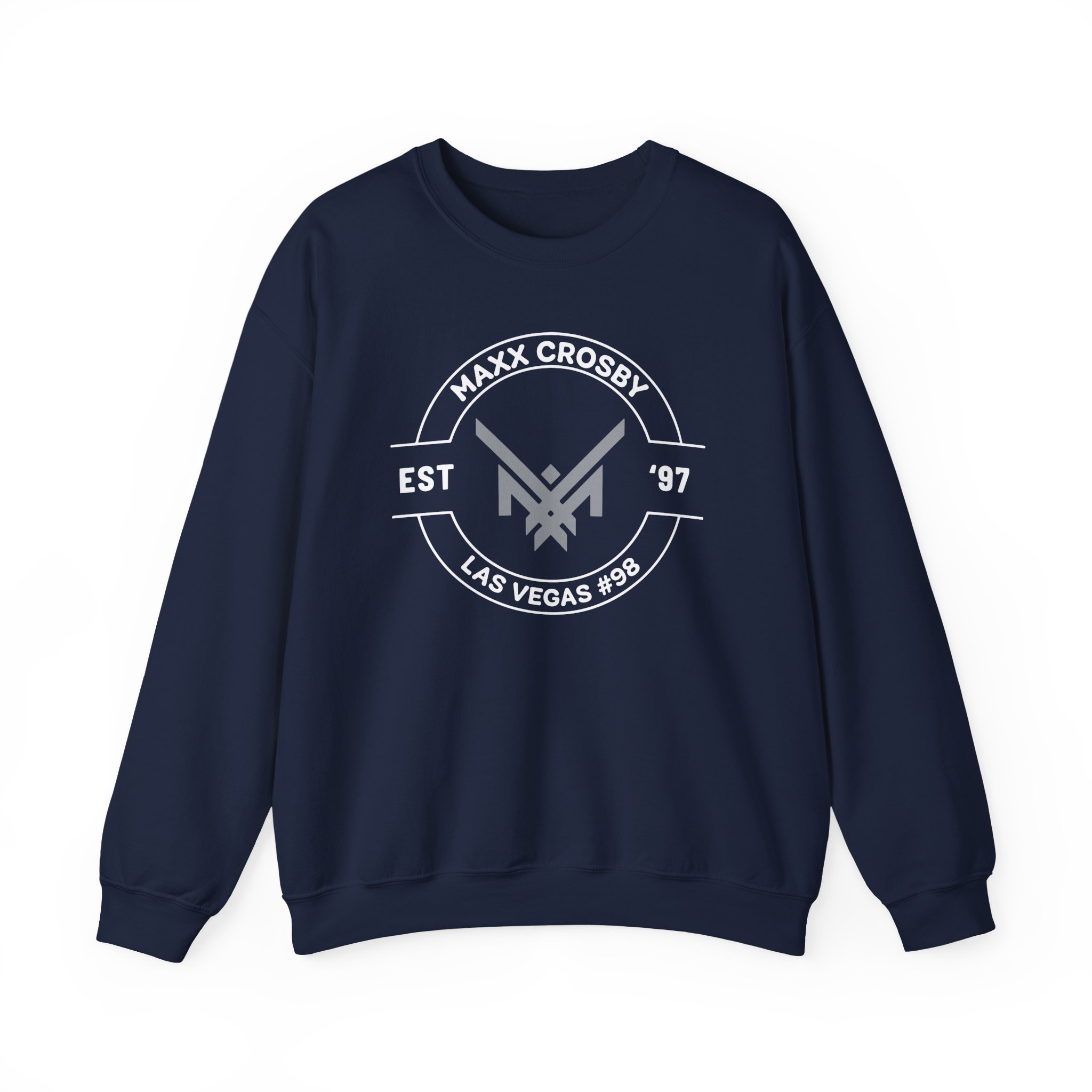 Maxx Crosby Logo Unisex Heavy Blendâ„¢ Crewneck Sweatshirt
