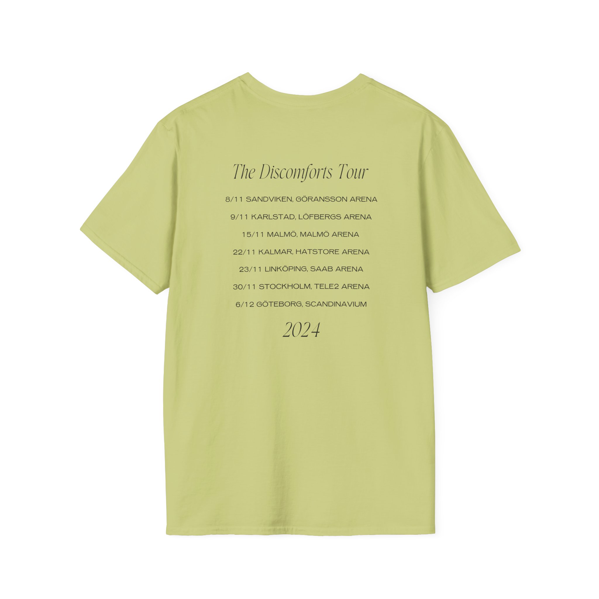 Albin Lee Meldau Discomforts Tour Unisex Softstyle T-Shirt