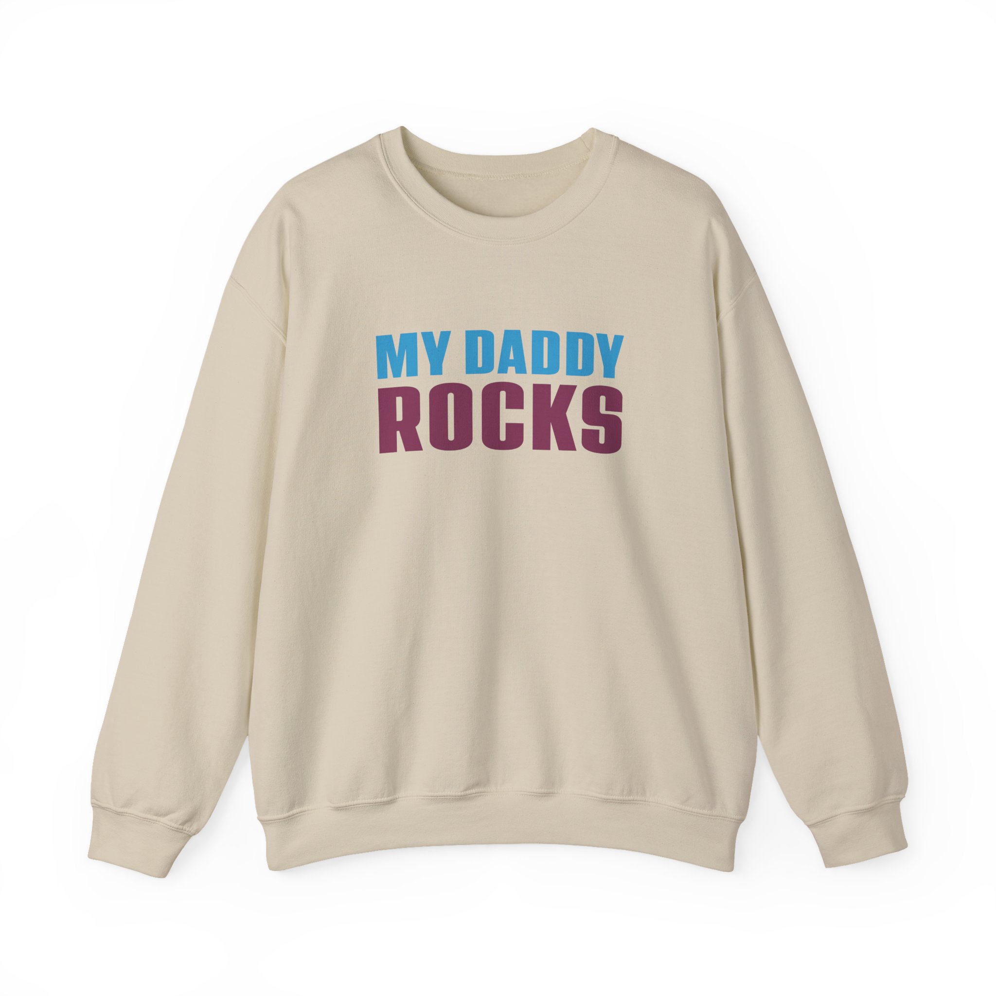 JLS My Daddy Rocks Unisex Heavy Blendâ„¢ Crewneck Sweatshirt