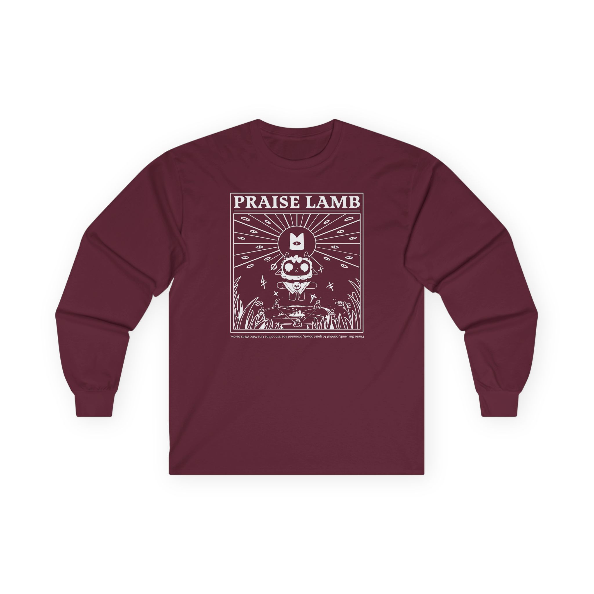Cult of the Lamb Praise Lamb Unisex Ultra Cotton Long Sleeve Tee
