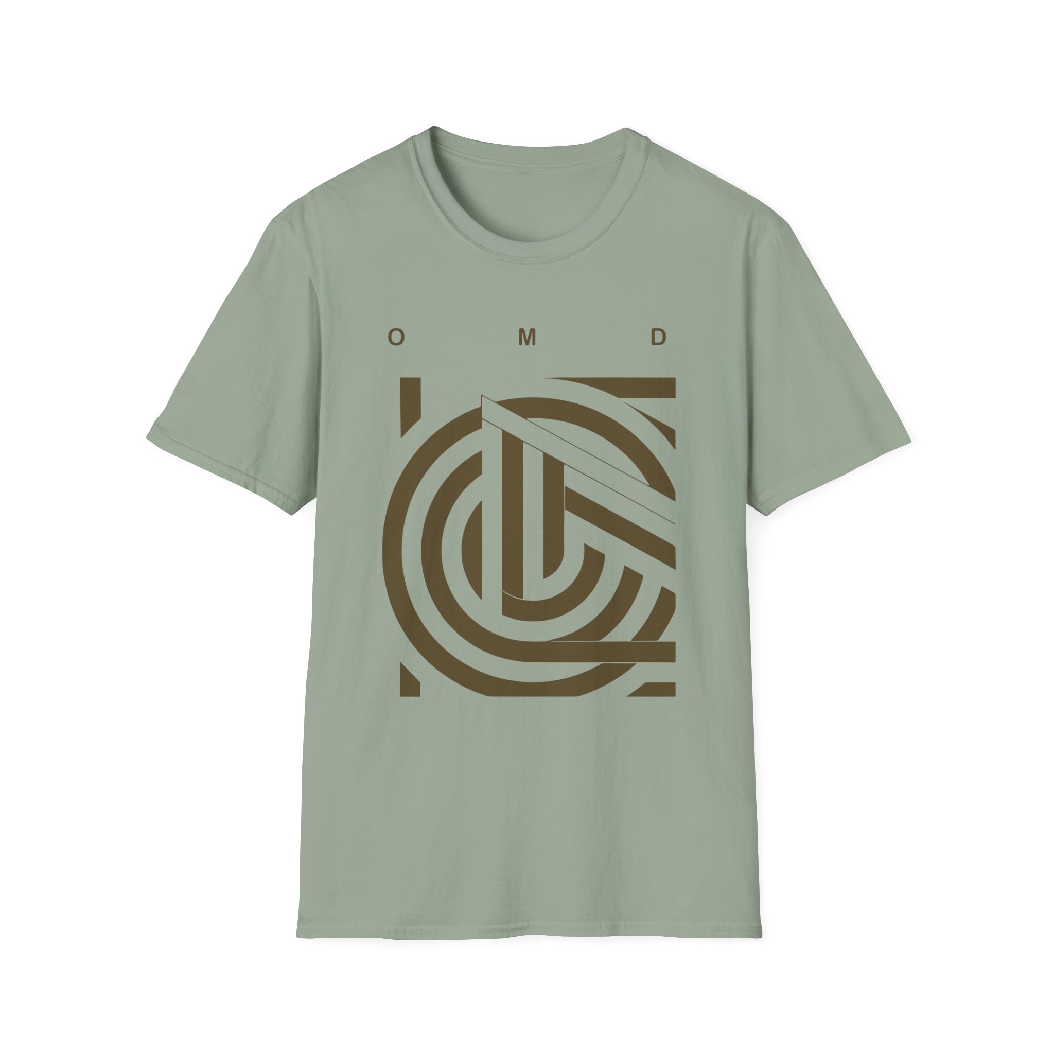 Omd Souvenir Bronze Lines Unisex Softstyle T-Shirt