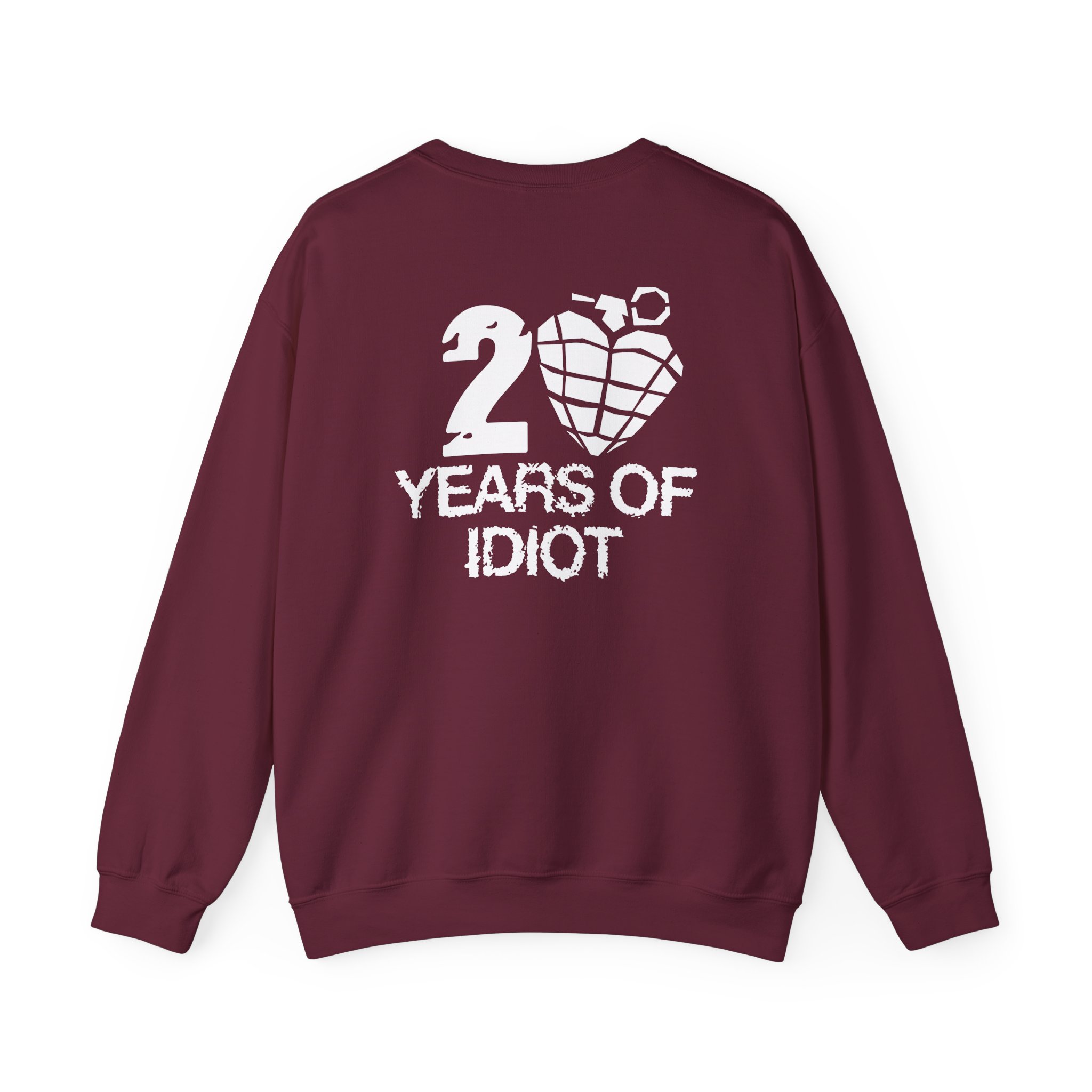 Green Day 20 Years of Idiot Unisex Heavy Blendâ„¢ Crewneck Sweatshirt