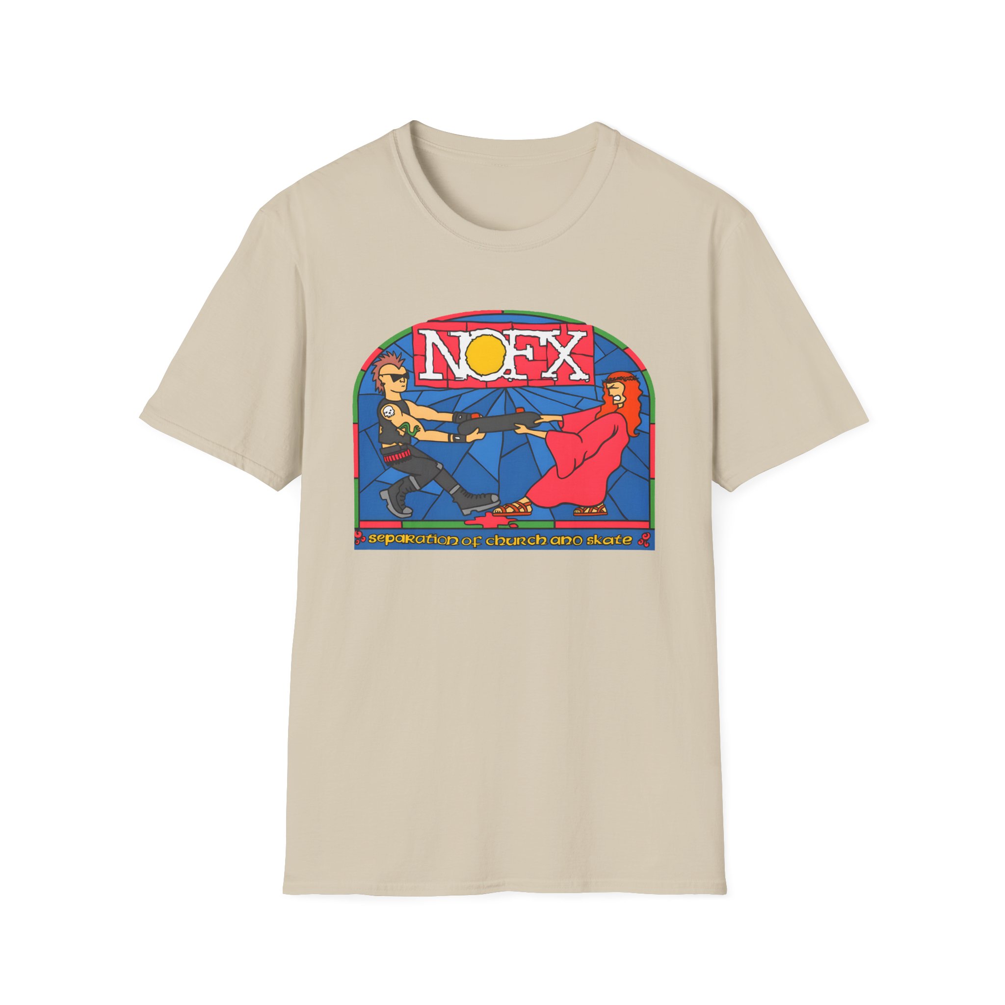 Nofx Seperation Unisex Softstyle T-Shirt