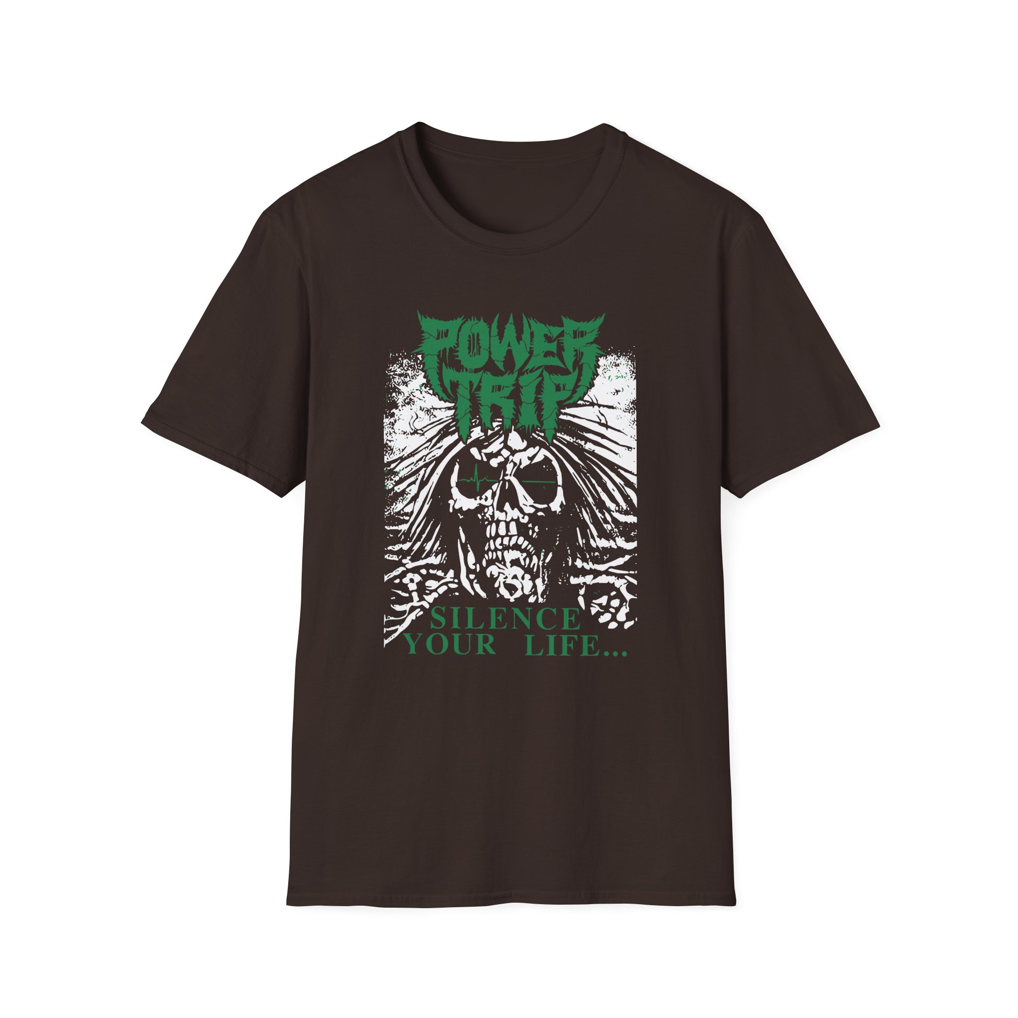 Power Trip Silence Unisex Softstyle T-Shirt