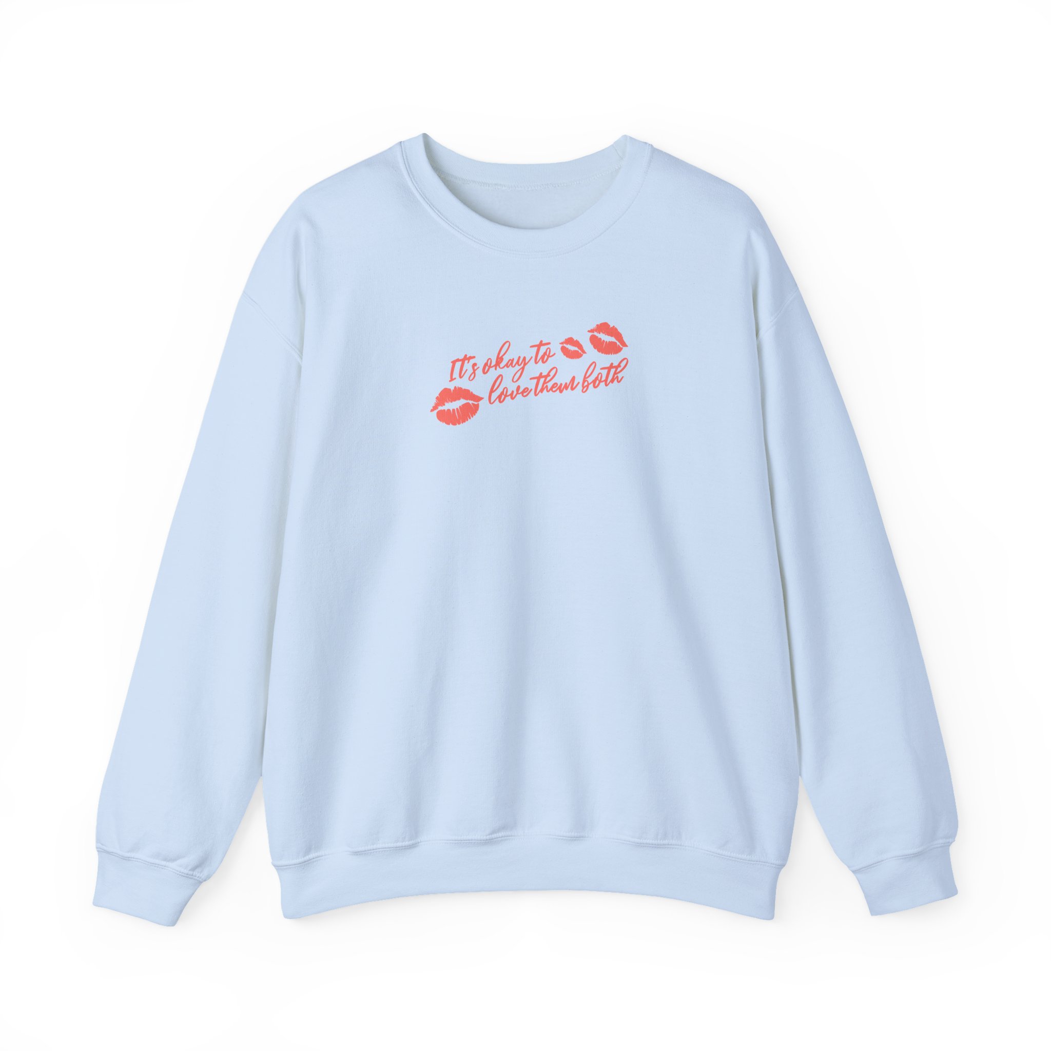 Nina Dobrev Meit's Okay to Love Them Bothrch Unisex Heavy Blendâ„¢ Crewneck Sweatshirt