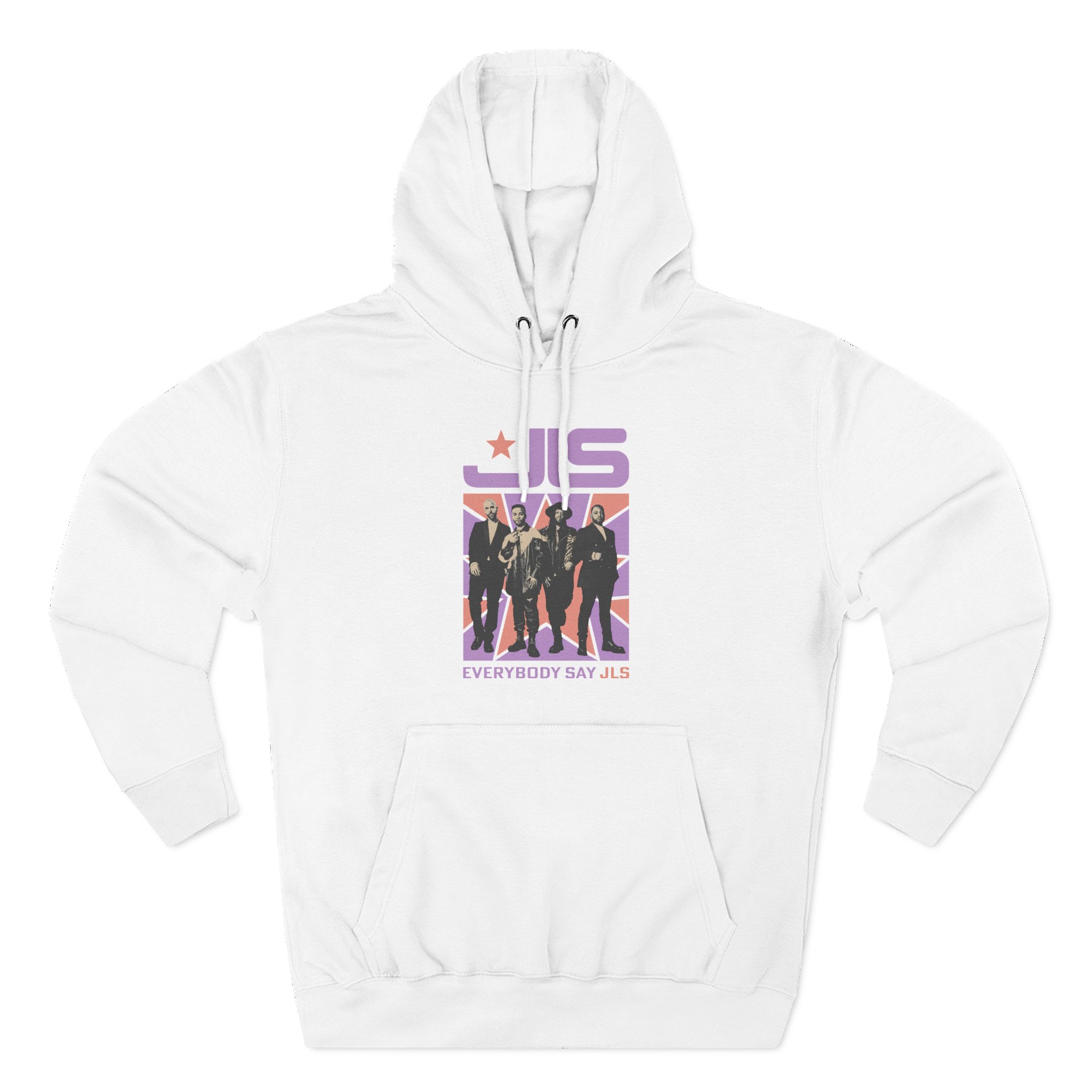 JLS, Everybody Say JLS Photo Star Three-Panel Fleece Hoodie