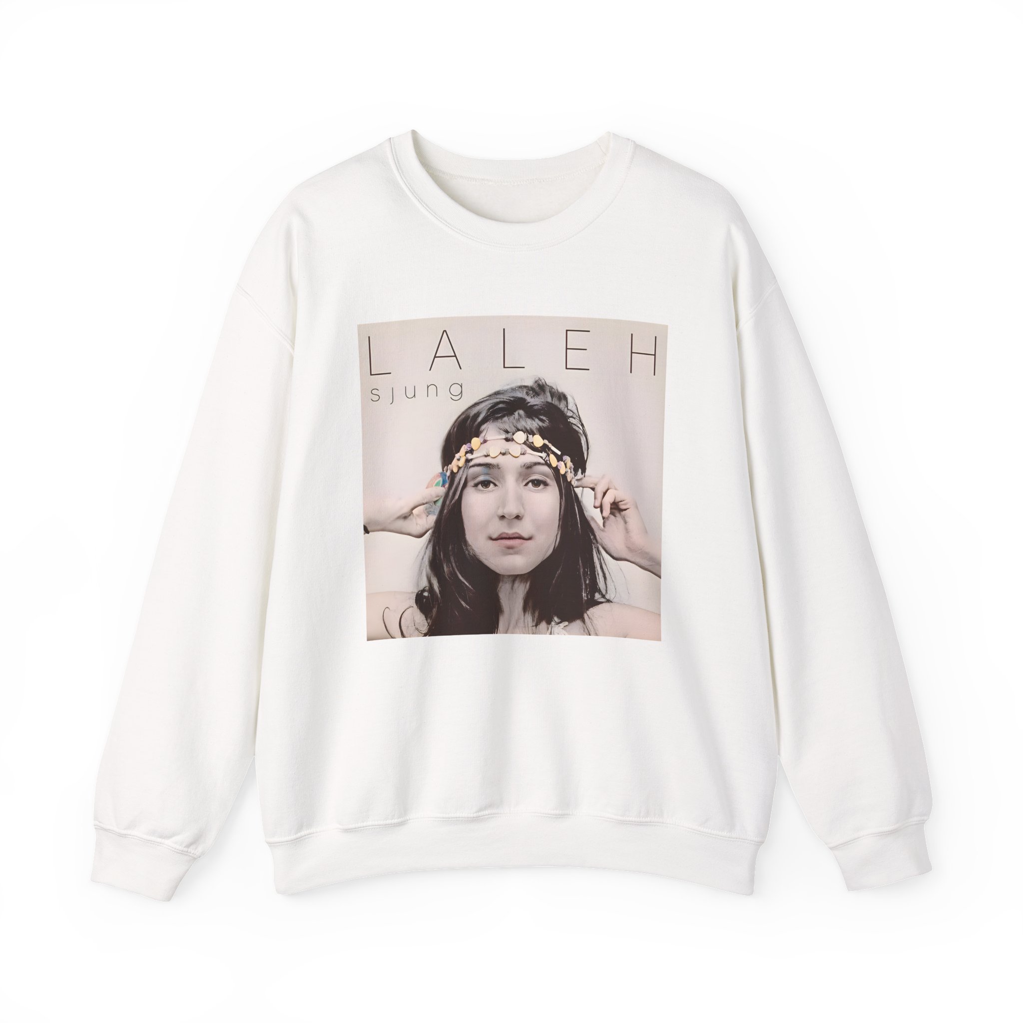 Laleh Sjung Album Cover Unisex Heavy Blendâ„¢ Crewneck Sweatshirt